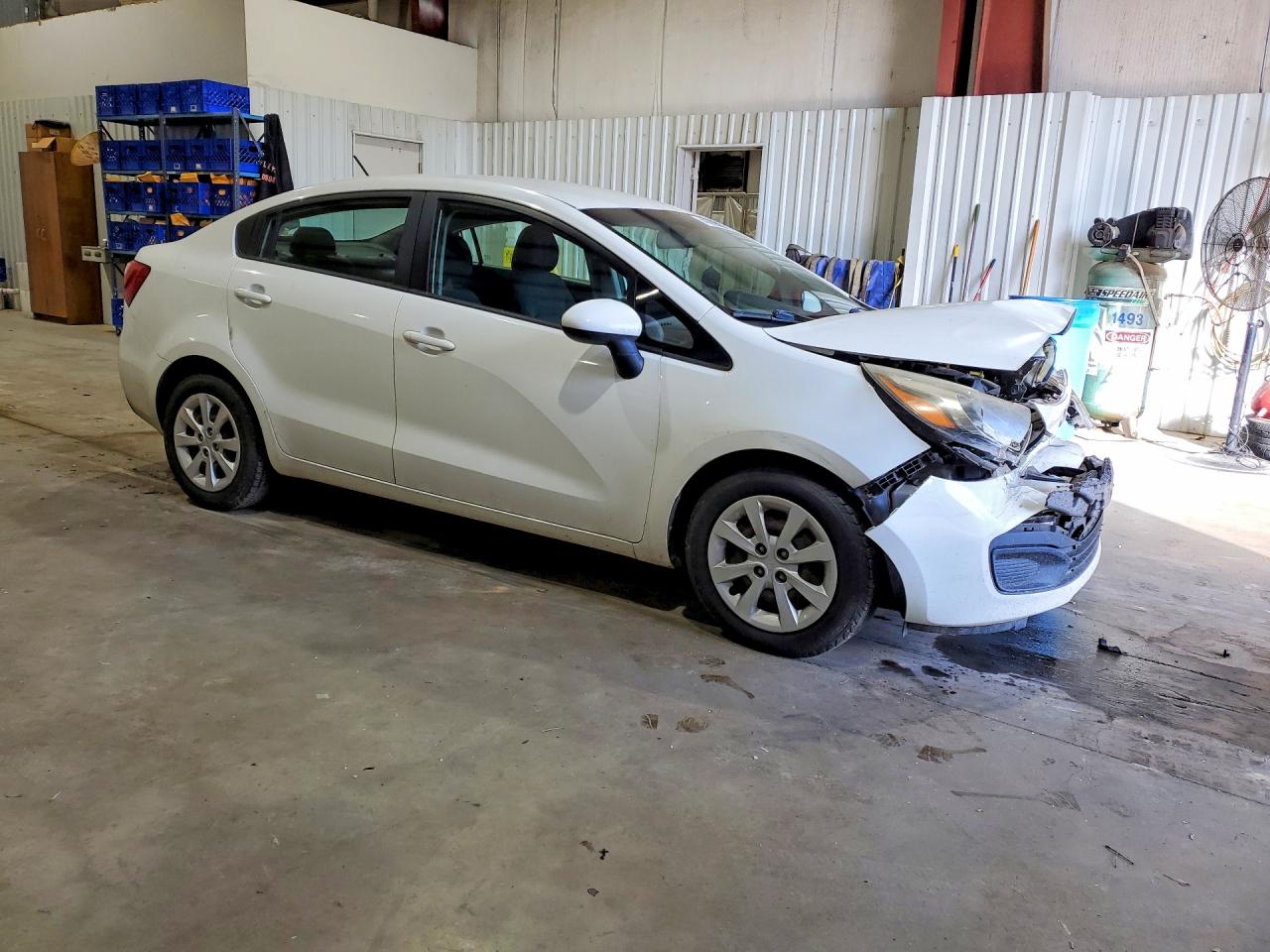 2015 Kia Rio Ex White vin: KNADN4A32F6468429