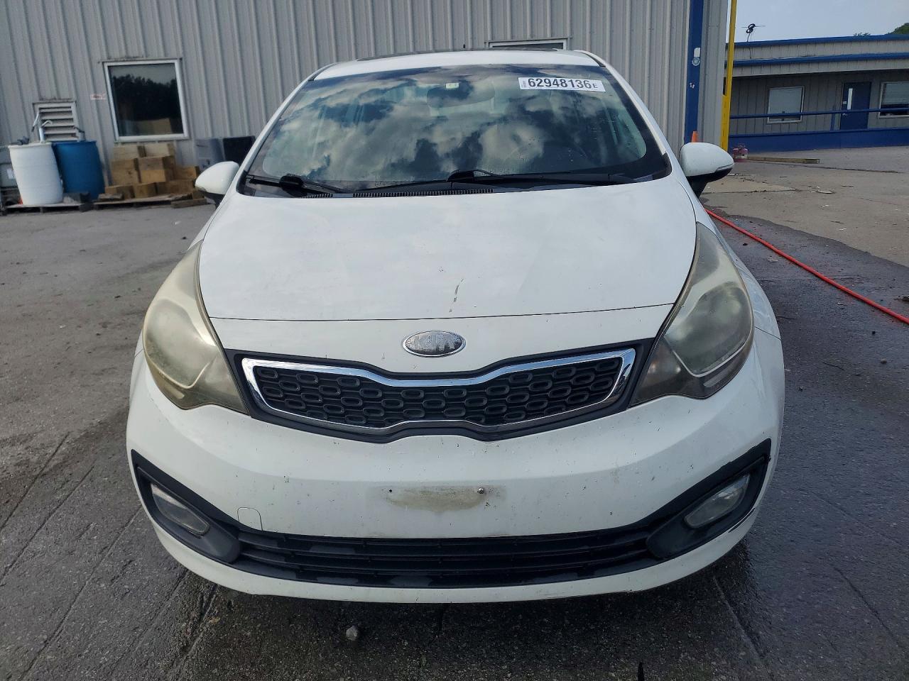 2013 Kia Rio Sx White vin: KNADN4A33D6147867
