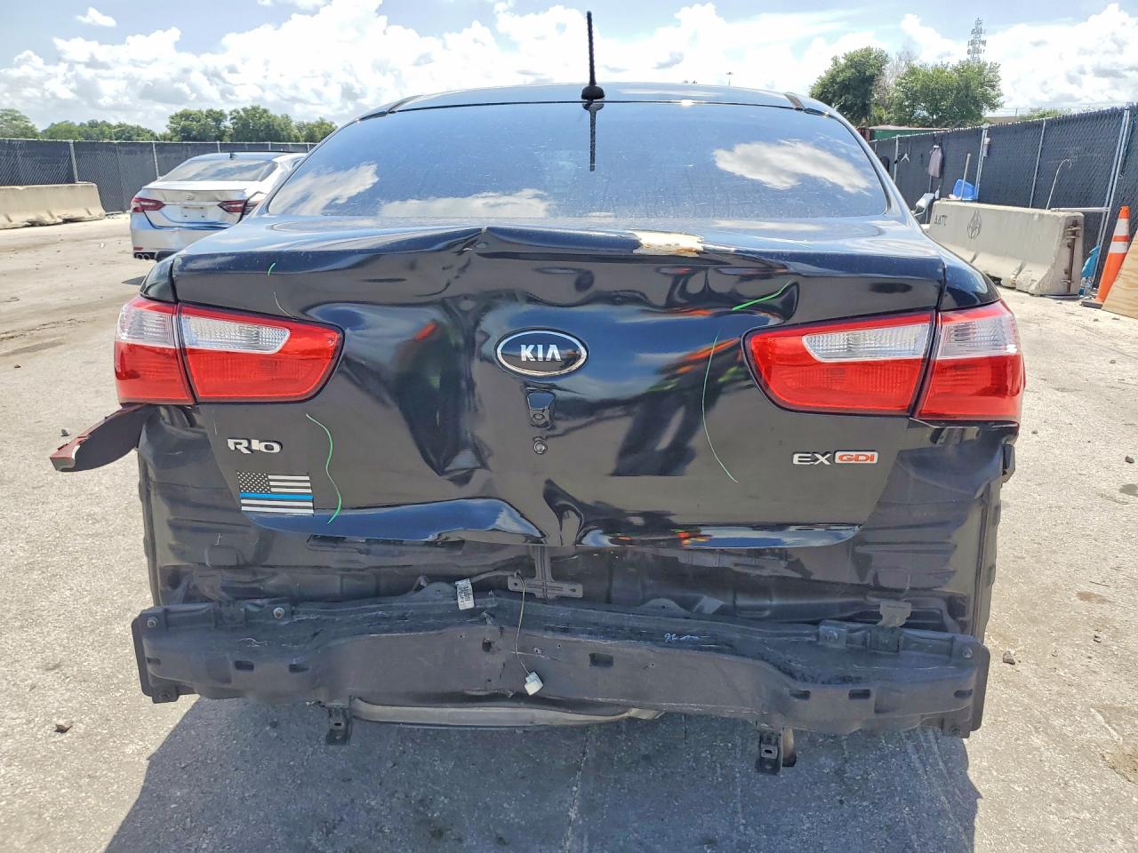 2013 Kia Rio Ex Black vin: KNADN4A33D6233678