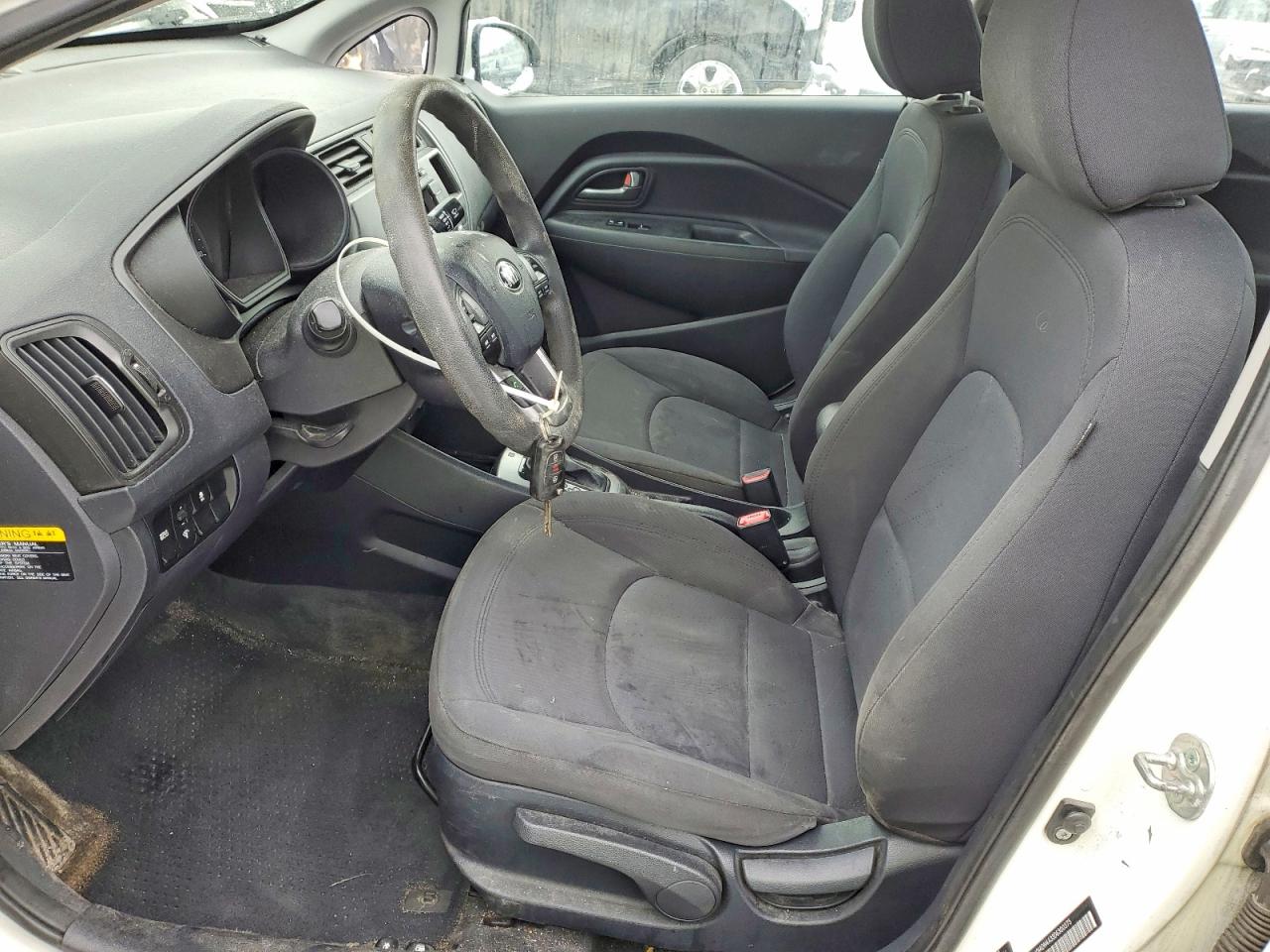 2013 Kia Rio Ex White vin: KNADN4A33D6300375