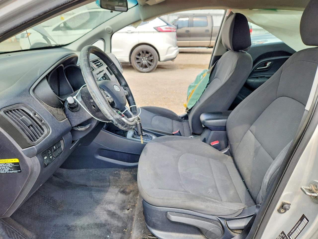2012 Kia Rio Ex Silver vin: KNADN4A34C6044245