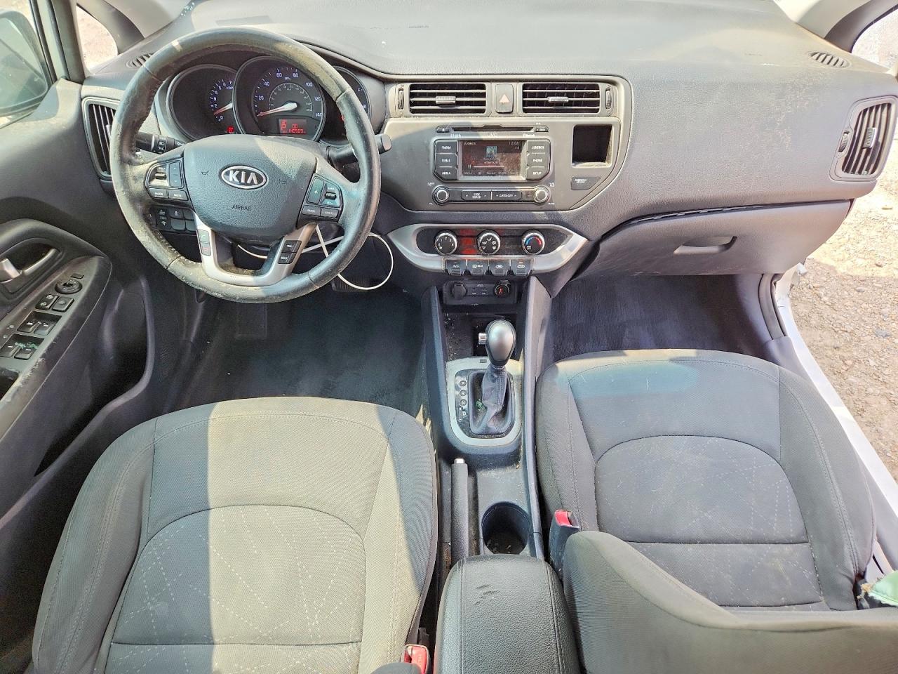 2012 Kia Rio Ex Silver vin: KNADN4A34C6044245