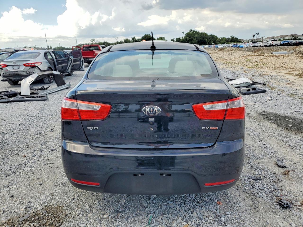 2013 Kia Rio Ex Black vin: KNADN4A34D6144900