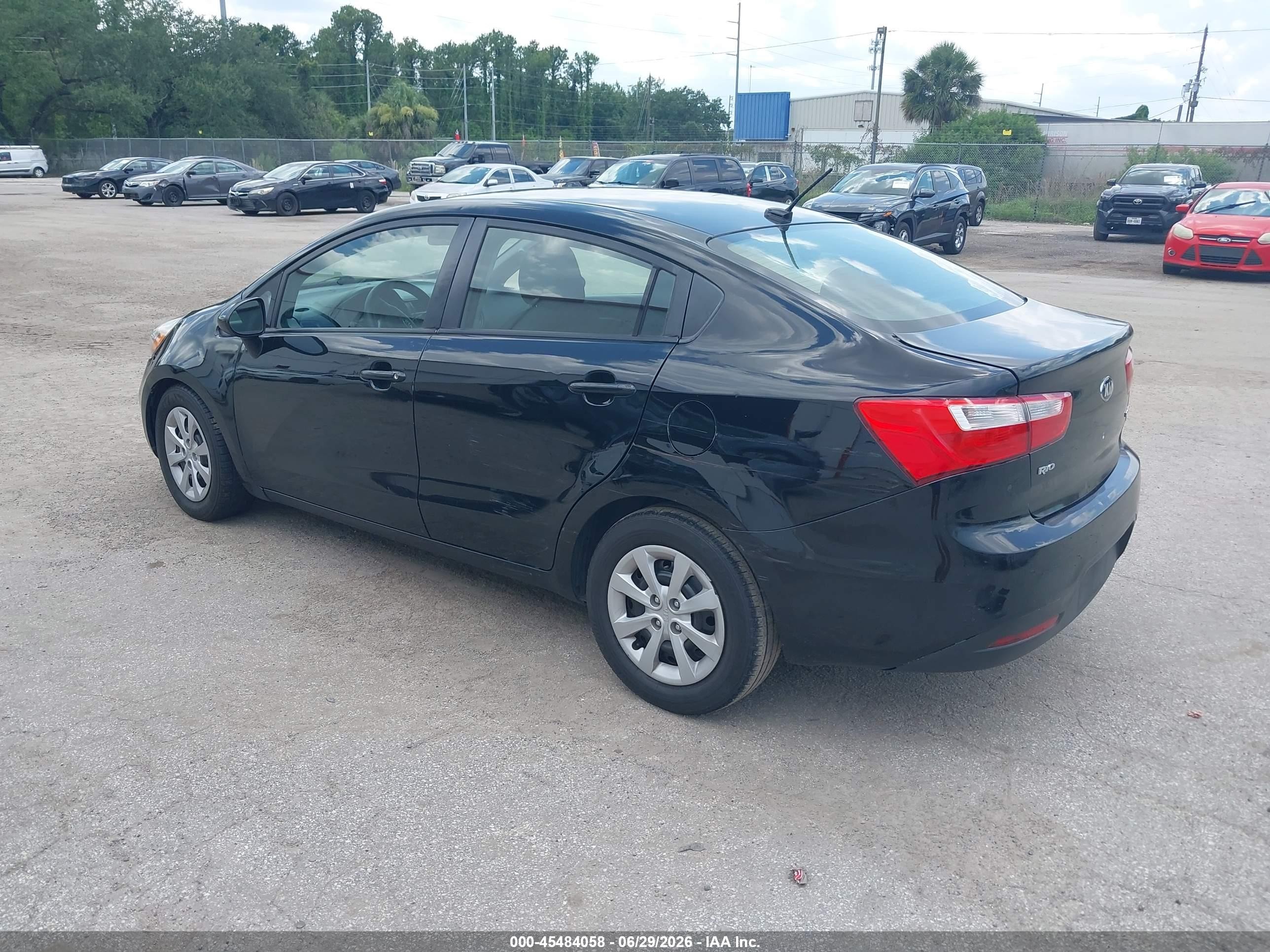 2013 Kia Rio Ex Black vin: KNADN4A34D6193496