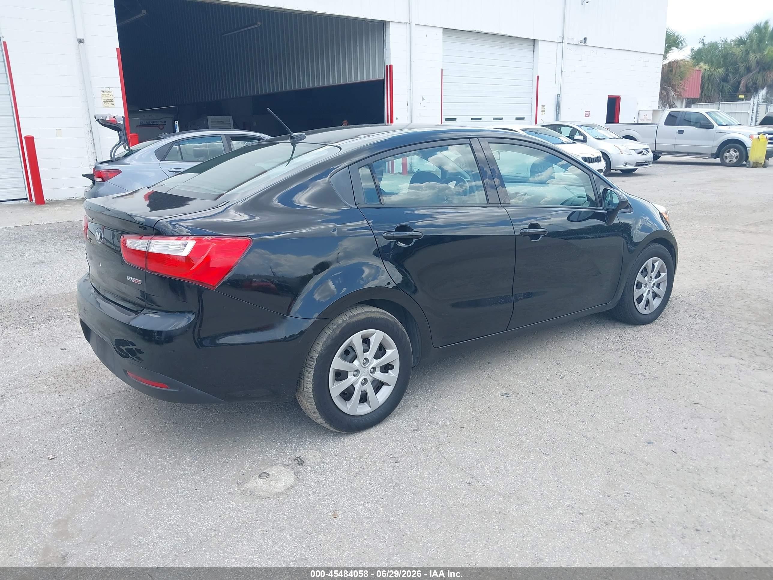 2013 Kia Rio Ex Black vin: KNADN4A34D6193496