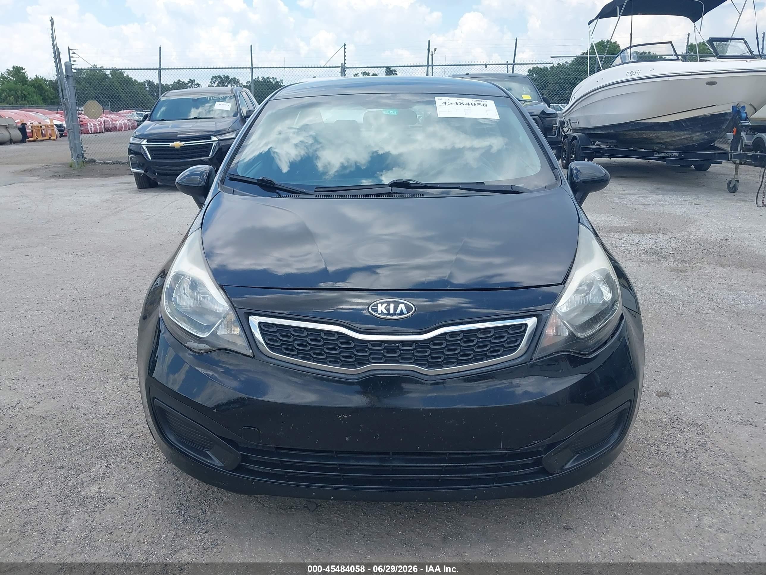 2013 Kia Rio Ex Black vin: KNADN4A34D6193496