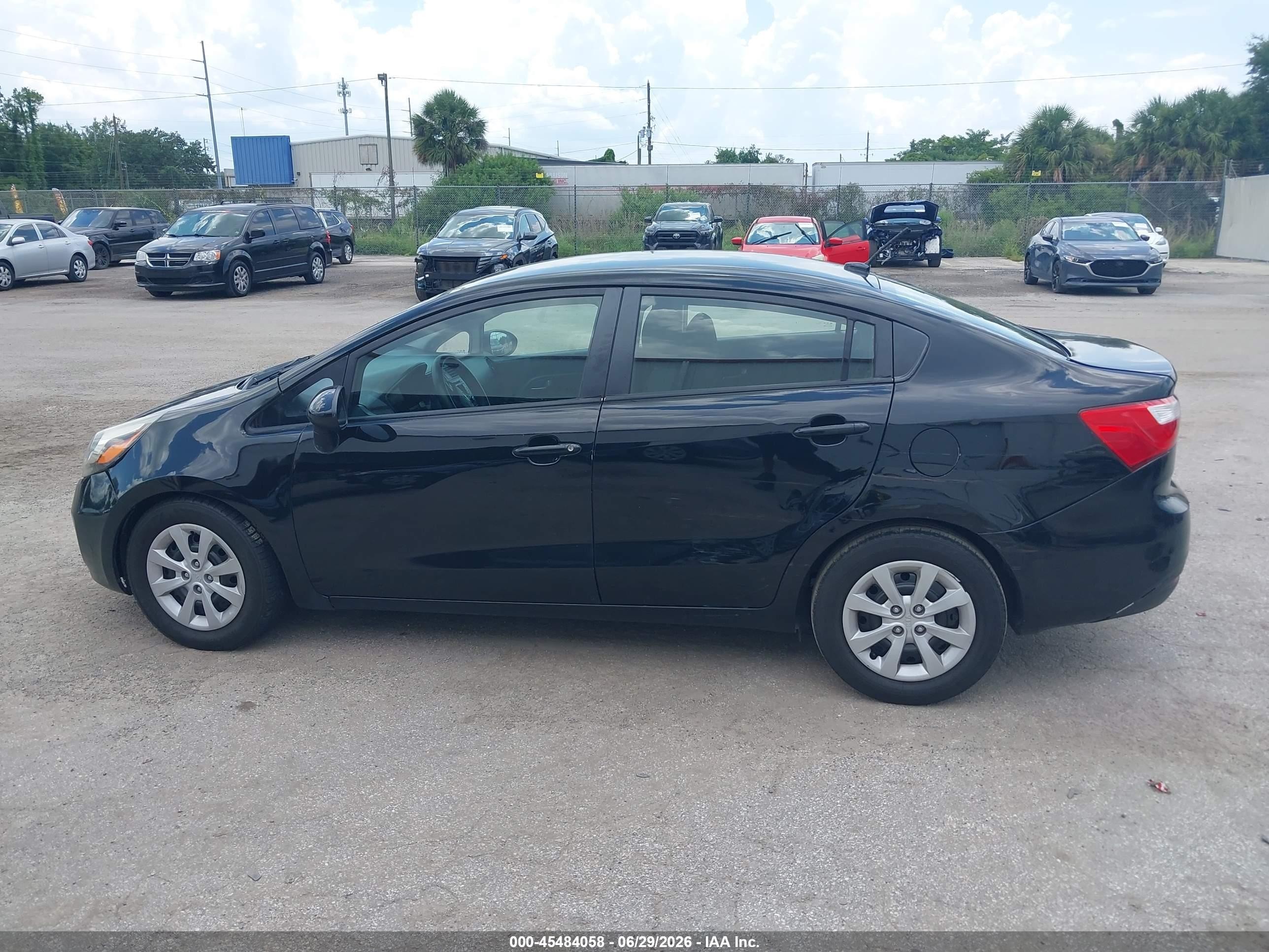 2013 Kia Rio Ex Black vin: KNADN4A34D6193496