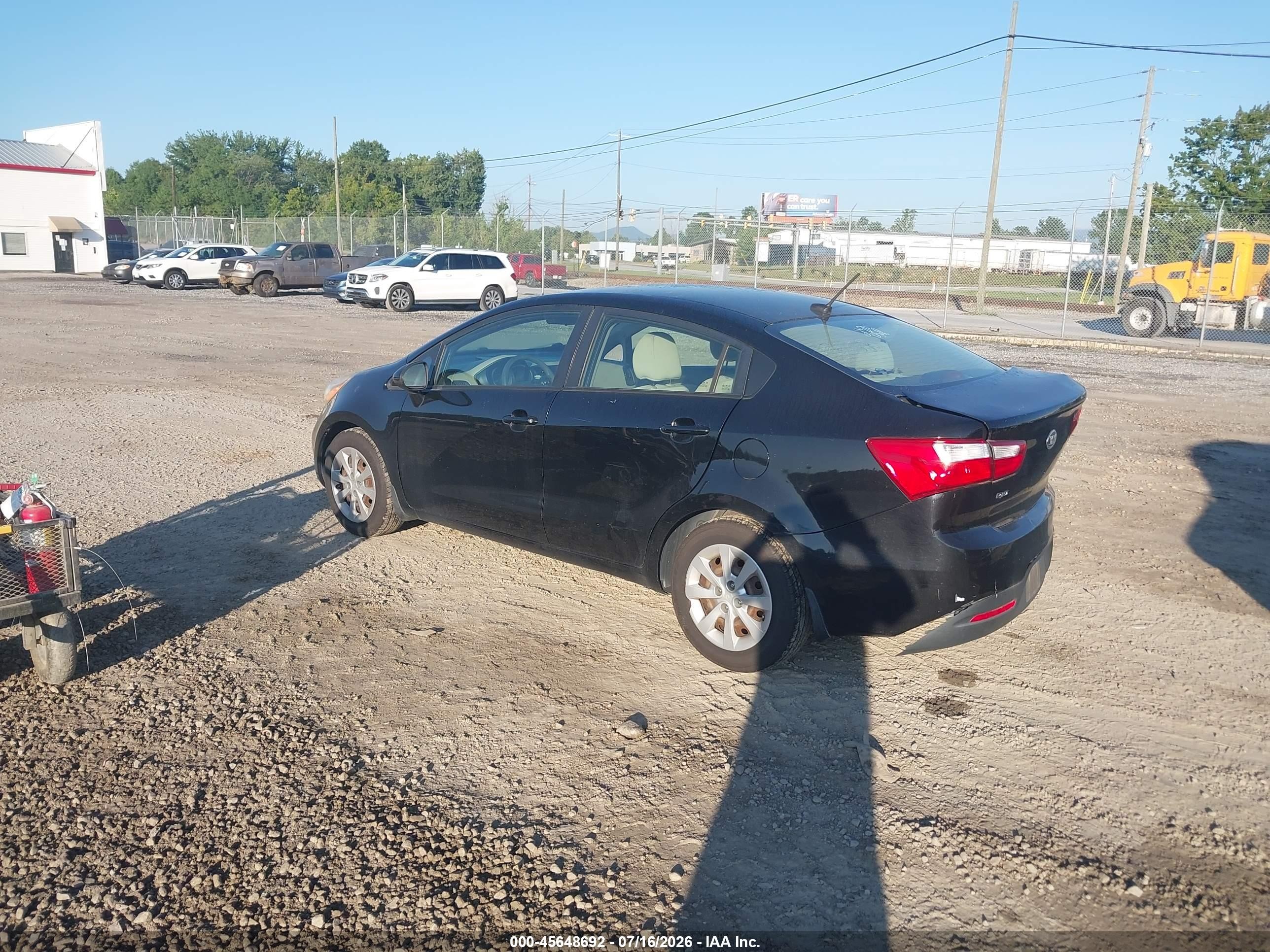 2013 Kia Rio Ex Black vin: KNADN4A34D6271100
