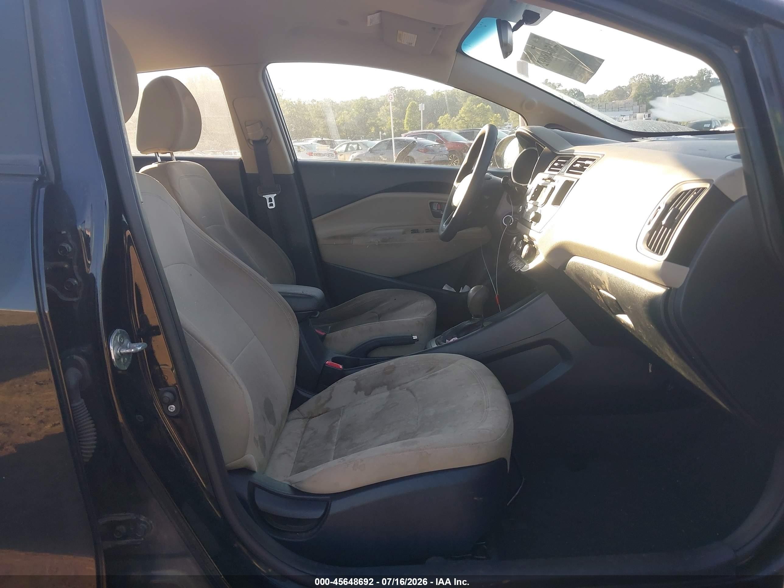 2013 Kia Rio Ex Black vin: KNADN4A34D6271100