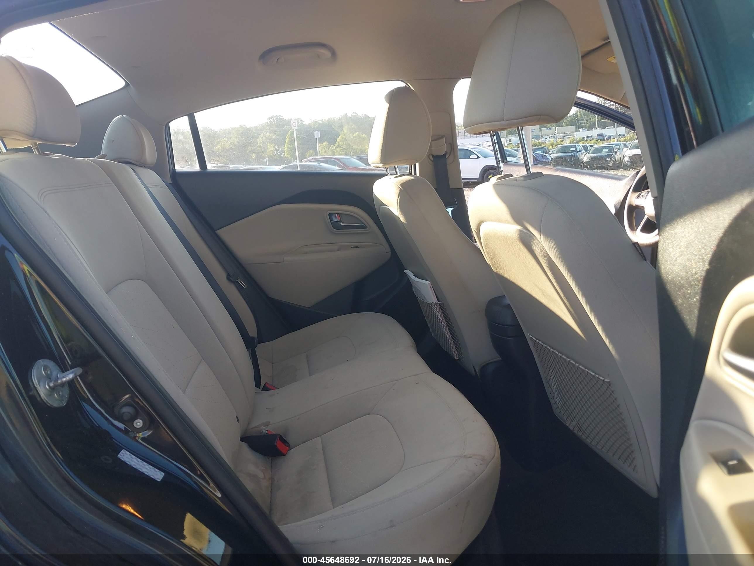 2013 Kia Rio Ex Black vin: KNADN4A34D6271100