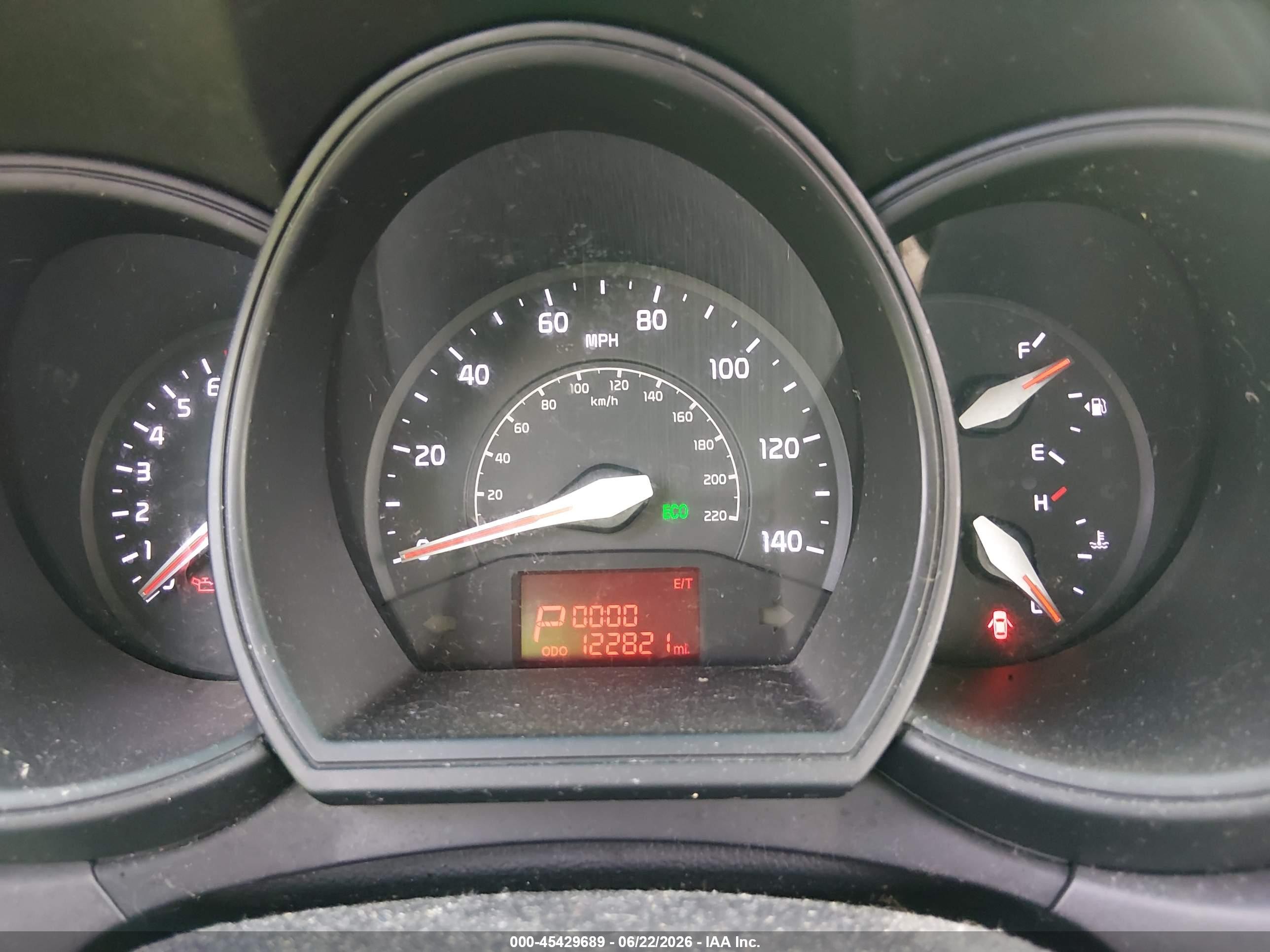 2014 Kia Rio Ex Gray vin: KNADN4A34E6334343
