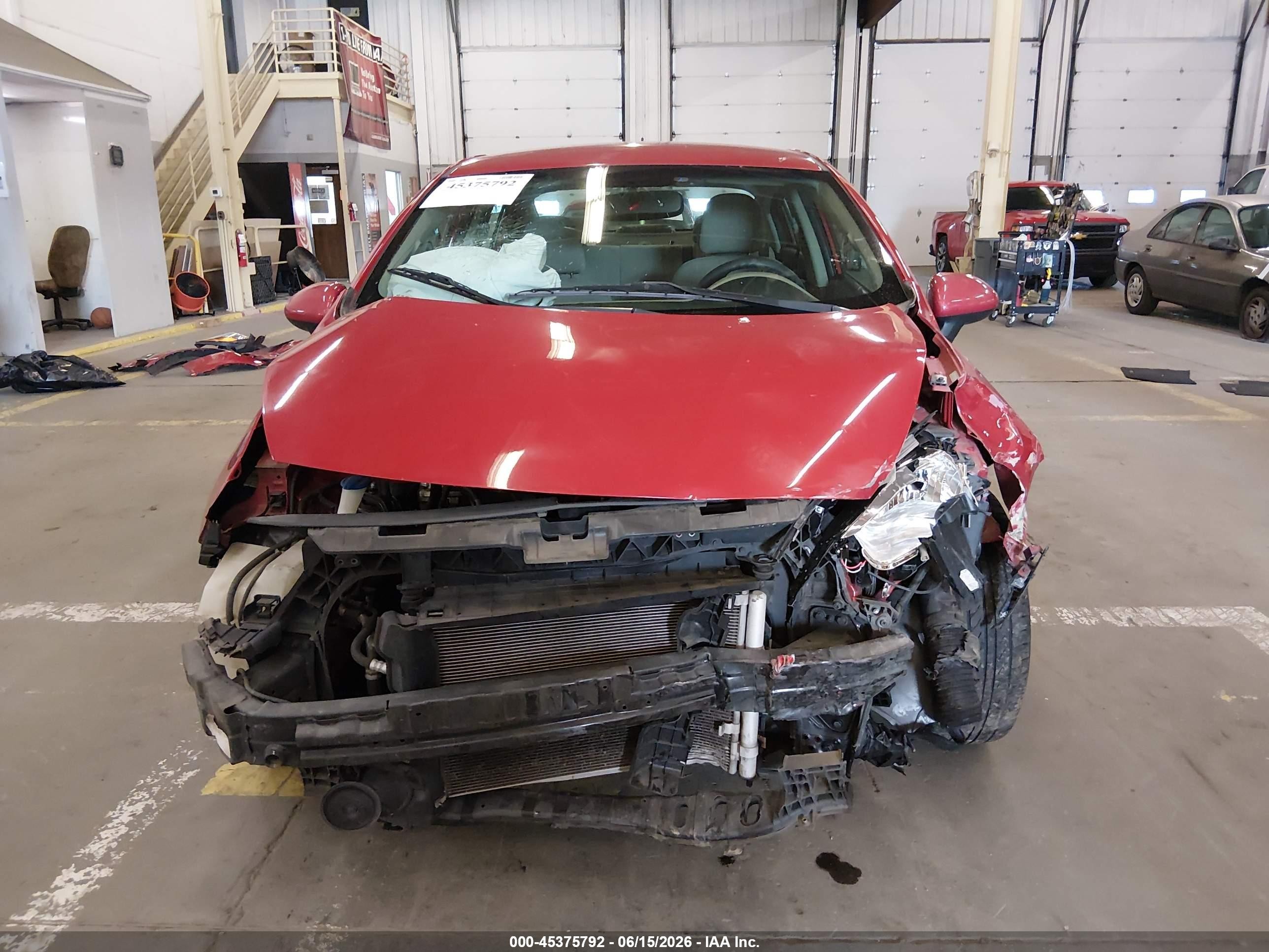 2014 Kia Rio Ex Red vin: KNADN4A34E6338702
