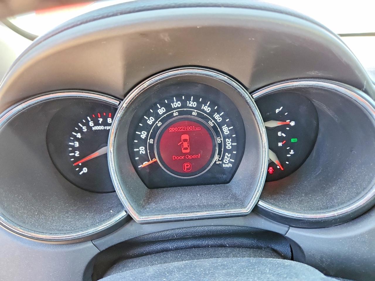 2014 Kia Rio Ex Red vin: KNADN4A34E6378035