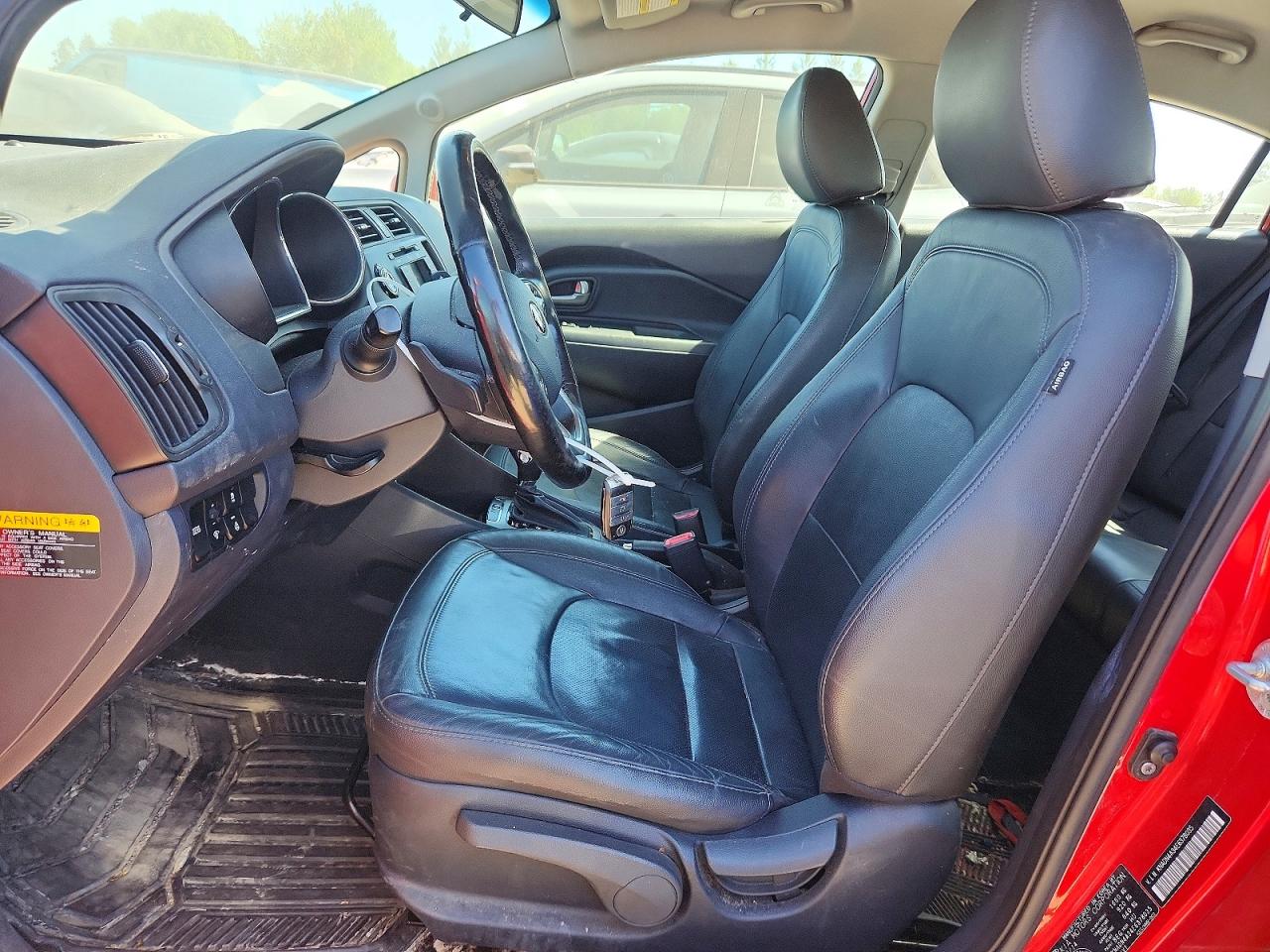 2014 Kia Rio Ex Red vin: KNADN4A34E6378035