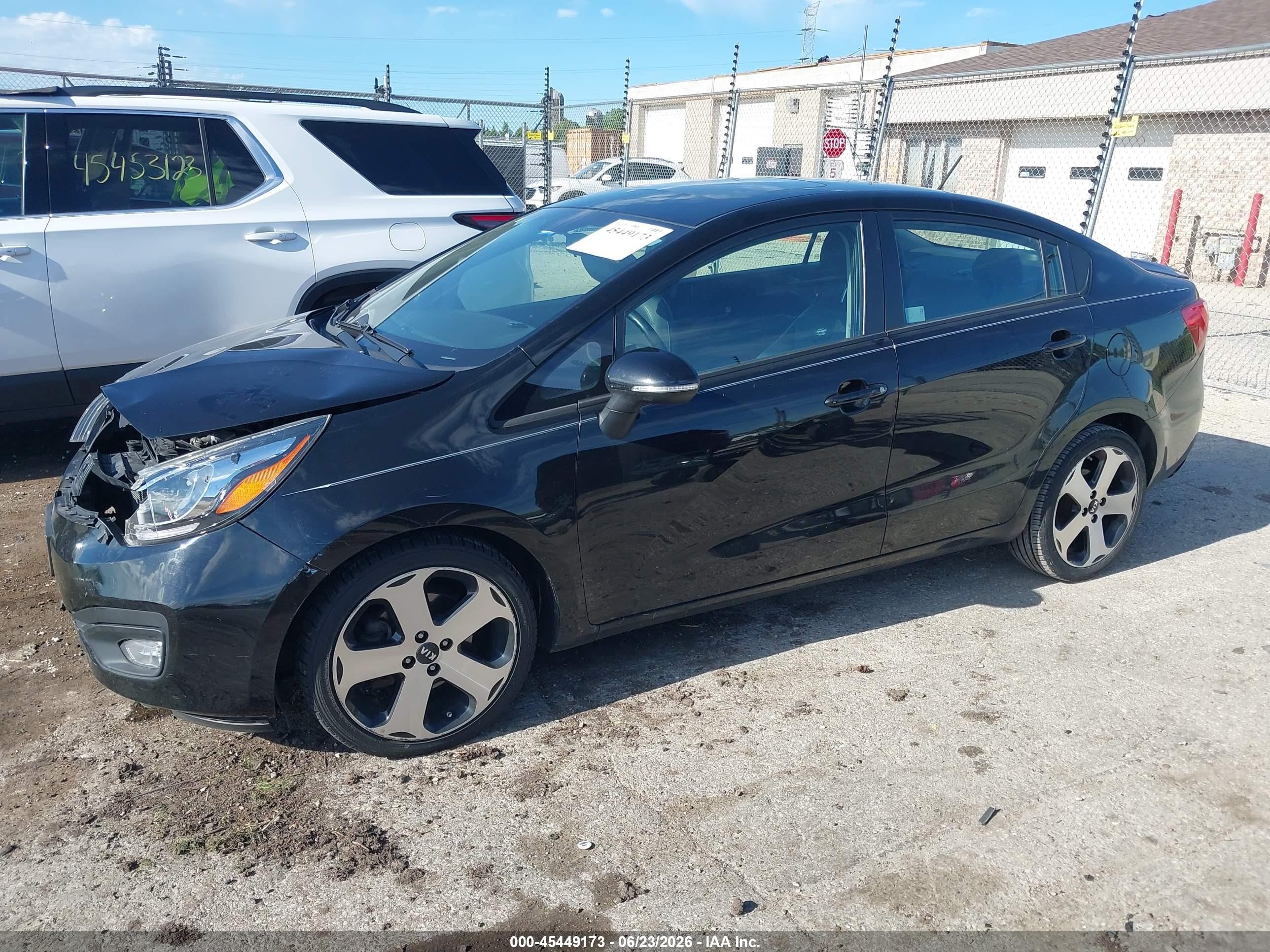 2015 Kia Rio Sx Black vin: KNADN4A34F6469694