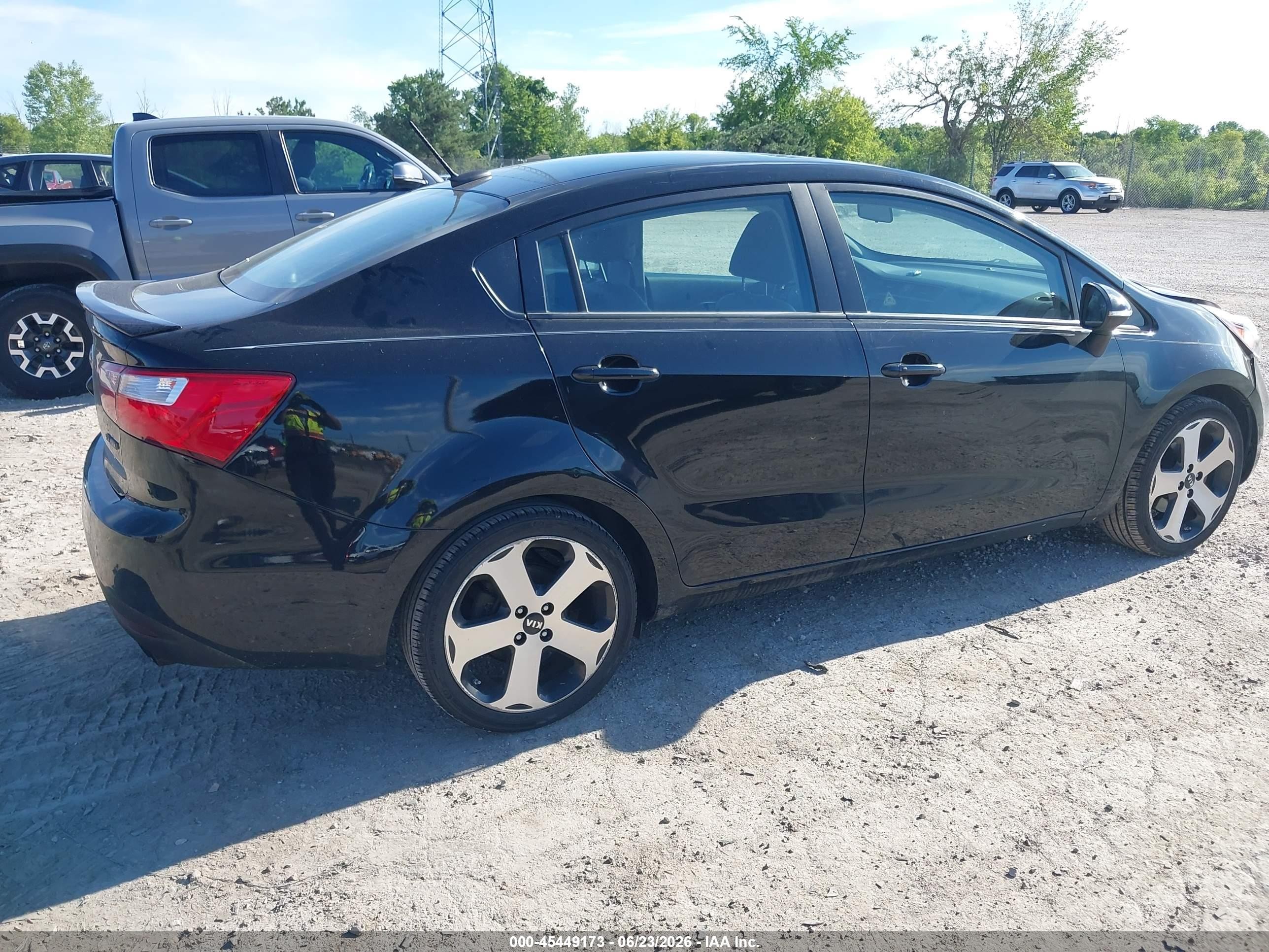 2015 Kia Rio Sx Black vin: KNADN4A34F6469694