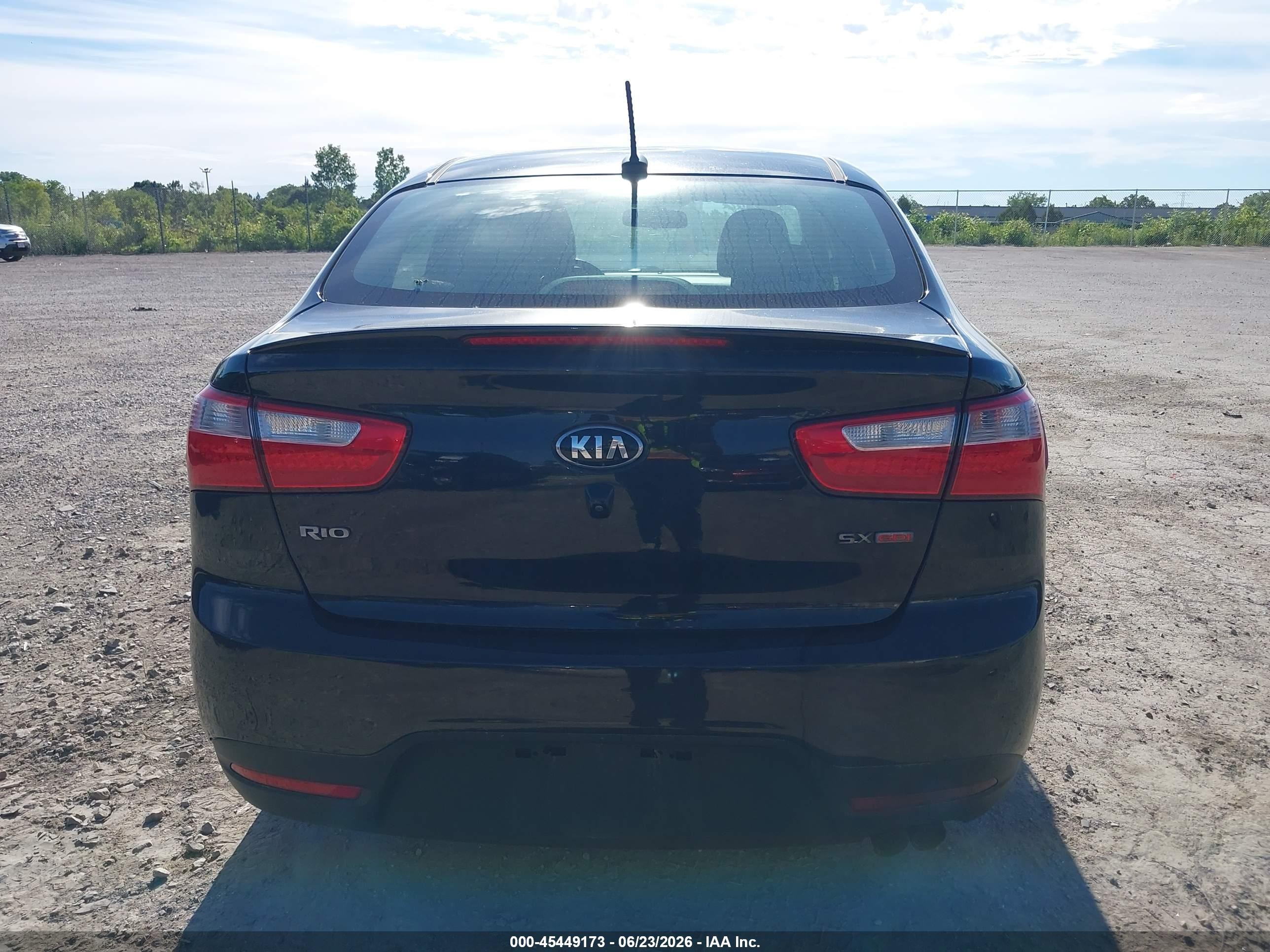 2015 Kia Rio Sx Black vin: KNADN4A34F6469694
