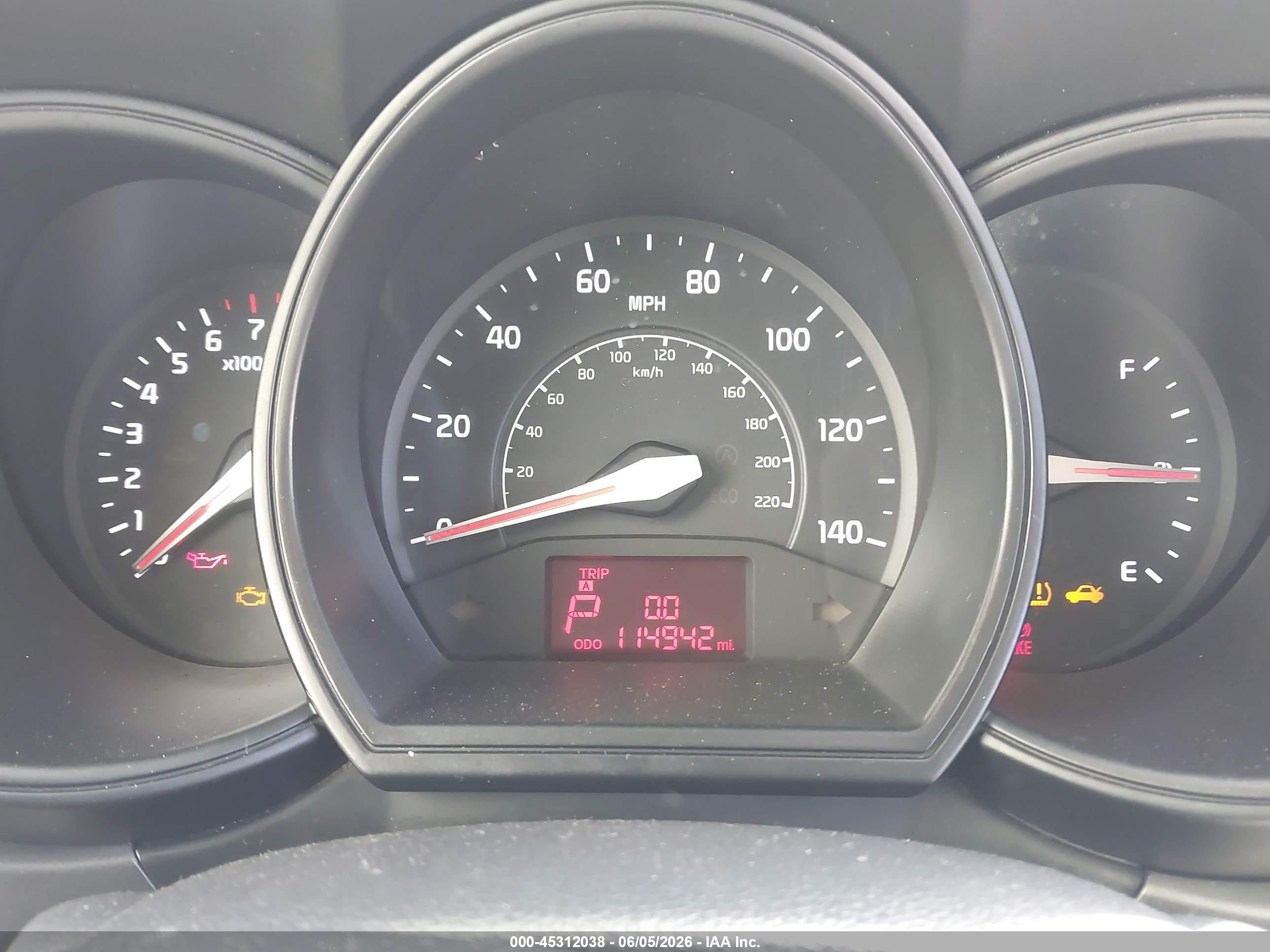 2013 Kia Rio Ex Blue vin: KNADN4A35D6113655