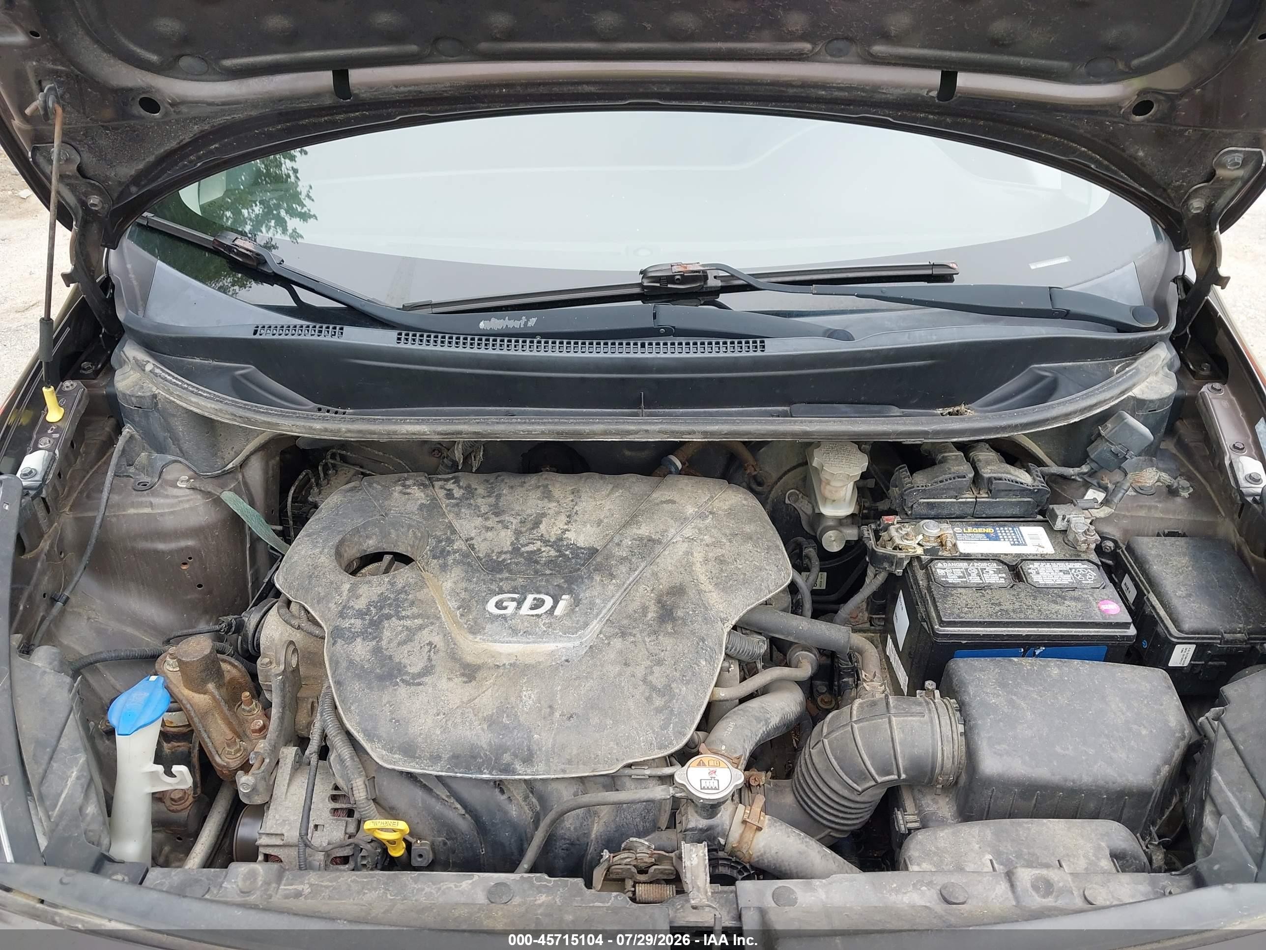 2013 Kia Rio Ex Brown vin: KNADN4A35D6114059