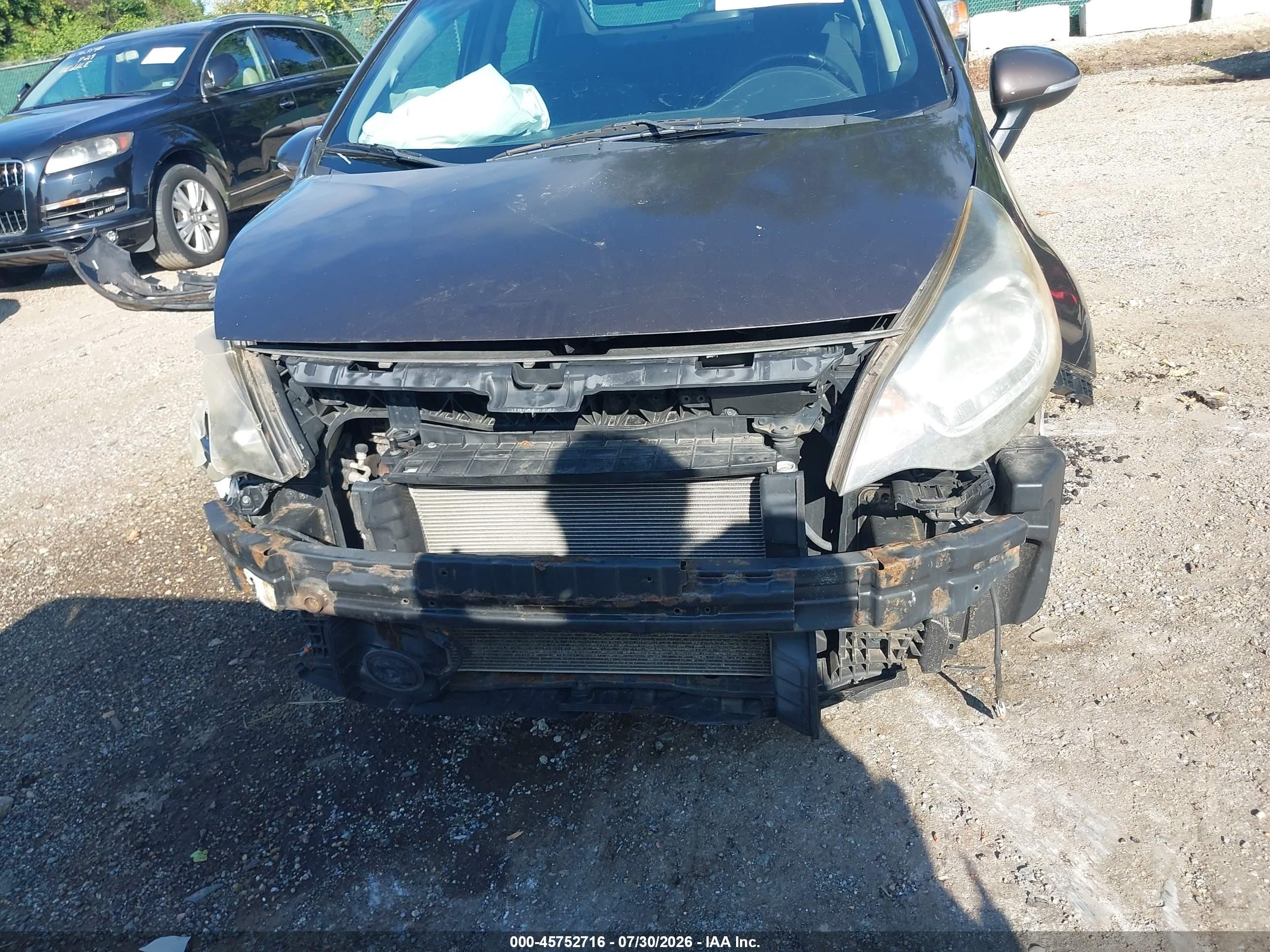 2013 Kia Rio Ex Коричневый vin: KNADN4A35D6241295