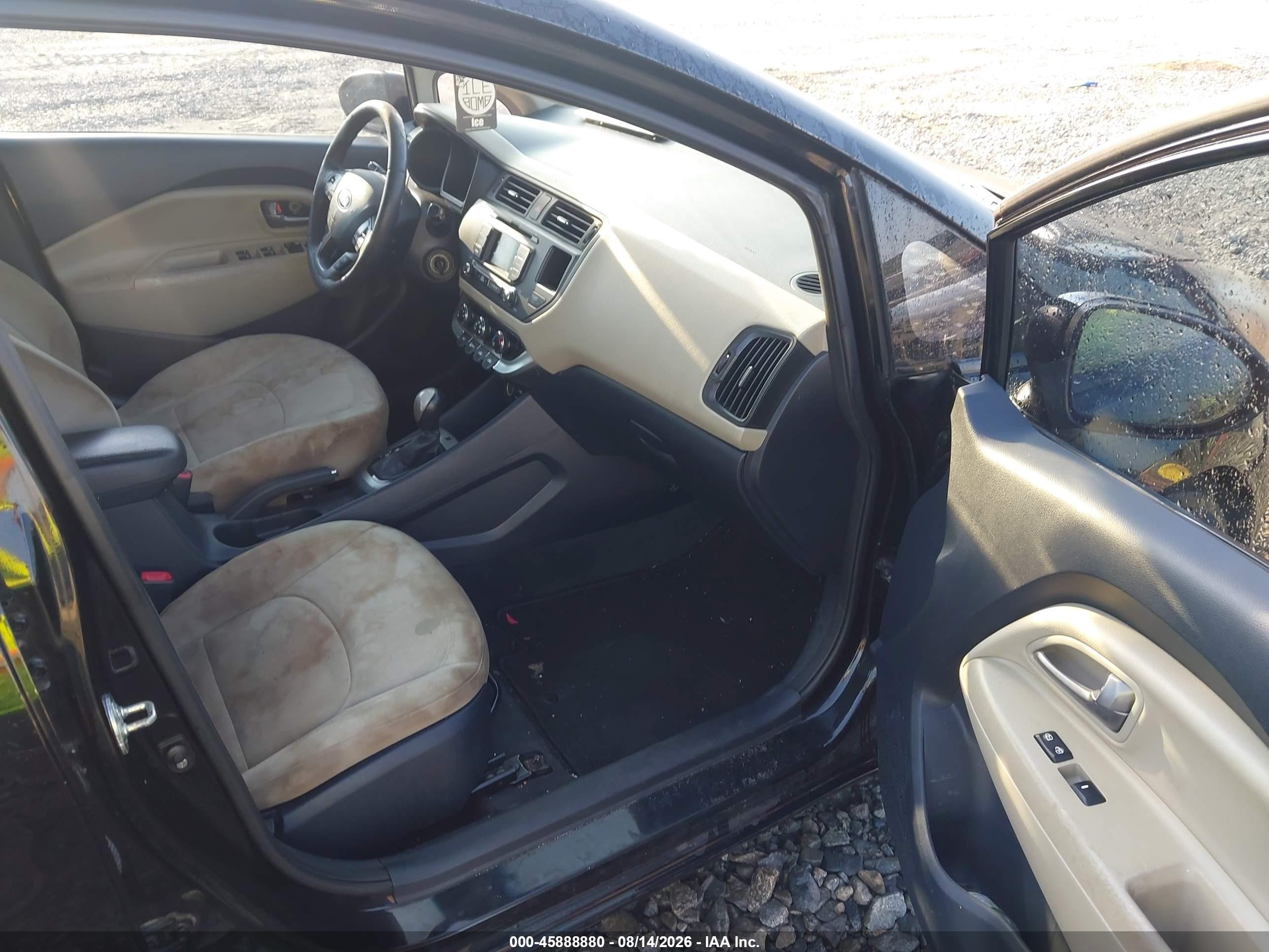 2013 Kia Rio Ex Black vin: KNADN4A35D6242379