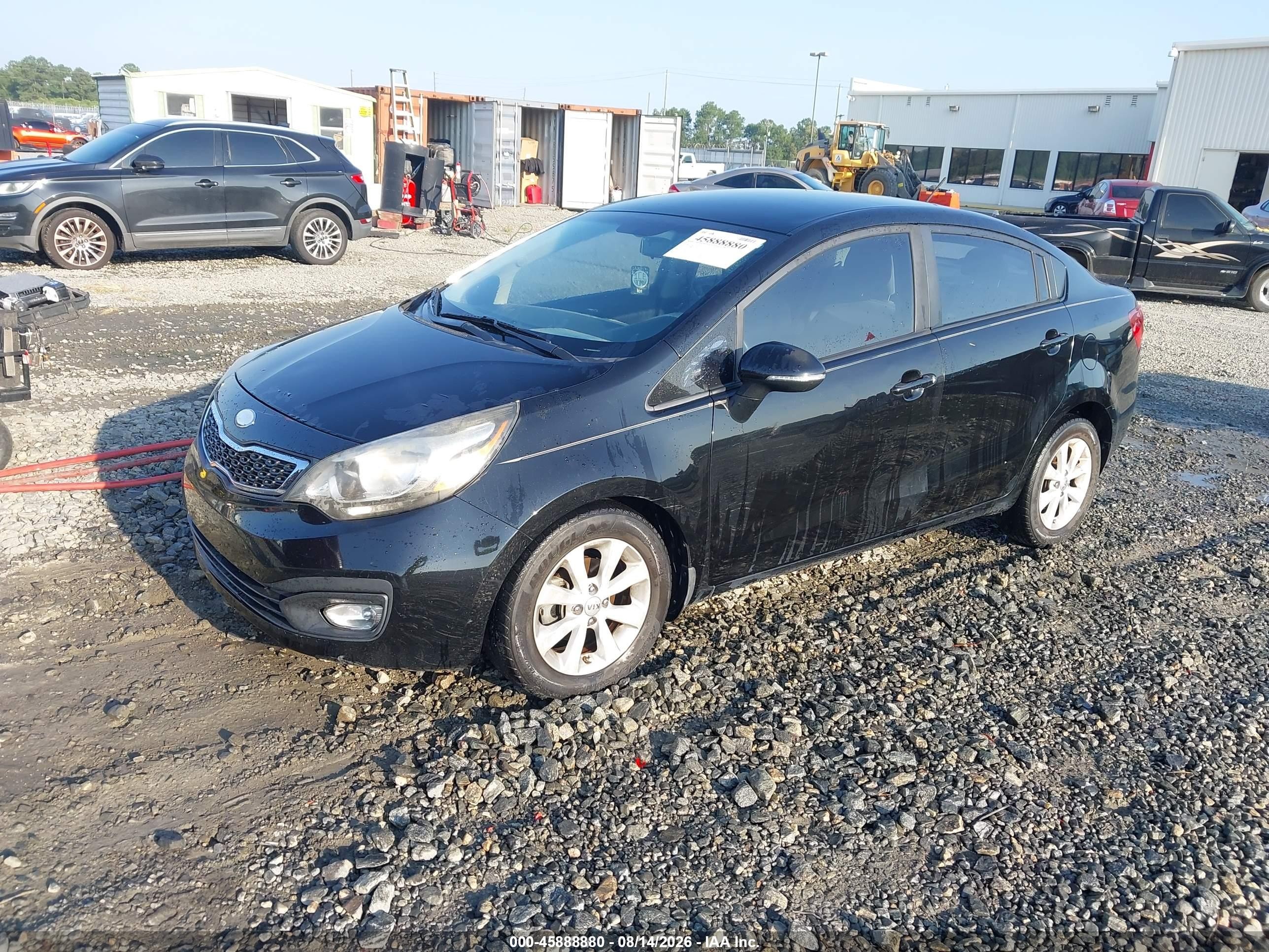 2013 Kia Rio Ex Black vin: KNADN4A35D6242379