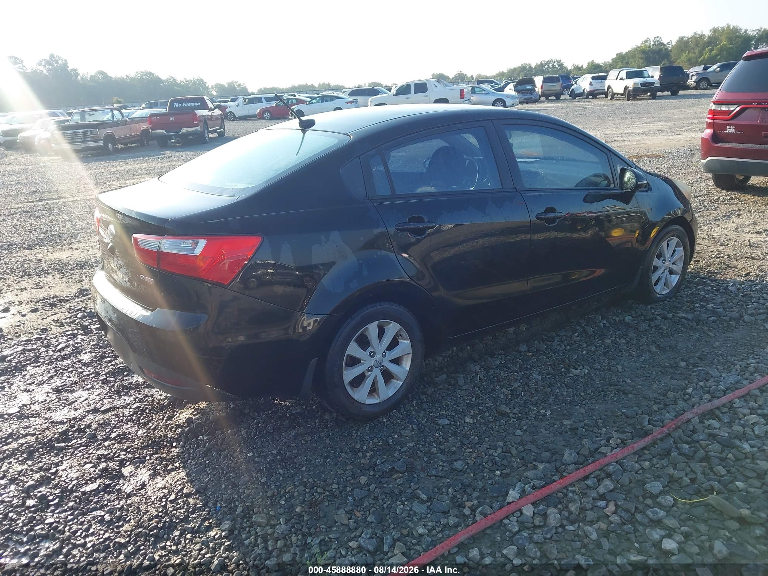 2013 Kia Rio Ex Black vin: KNADN4A35D6242379