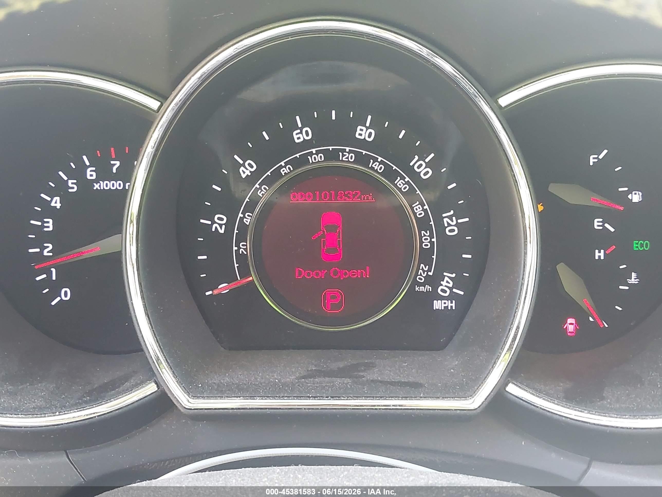 2015 Kia Rio Sx White vin: KNADN4A35F6427809