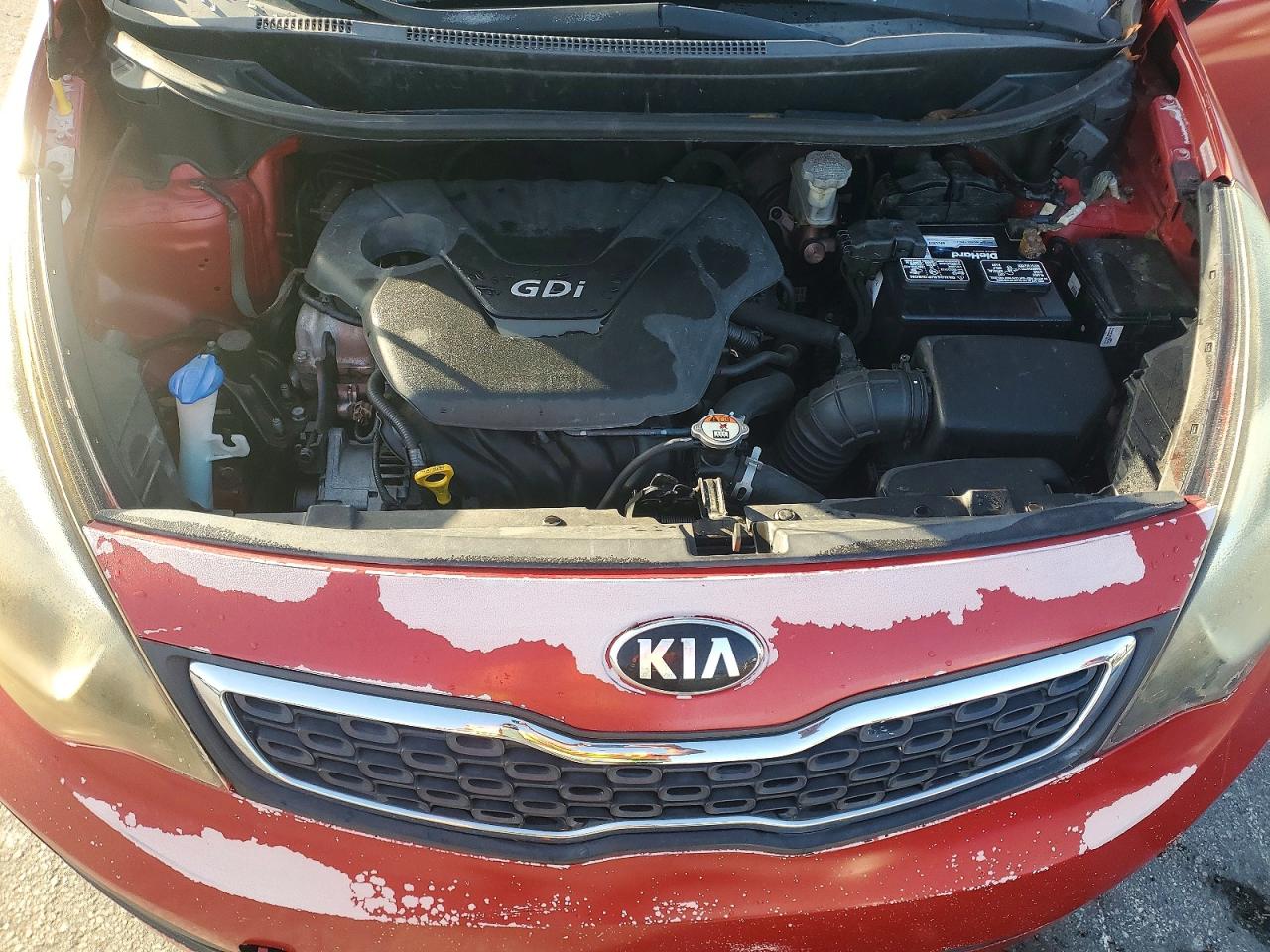 2015 Kia Rio Ex Red vin: KNADN4A35F6479781
