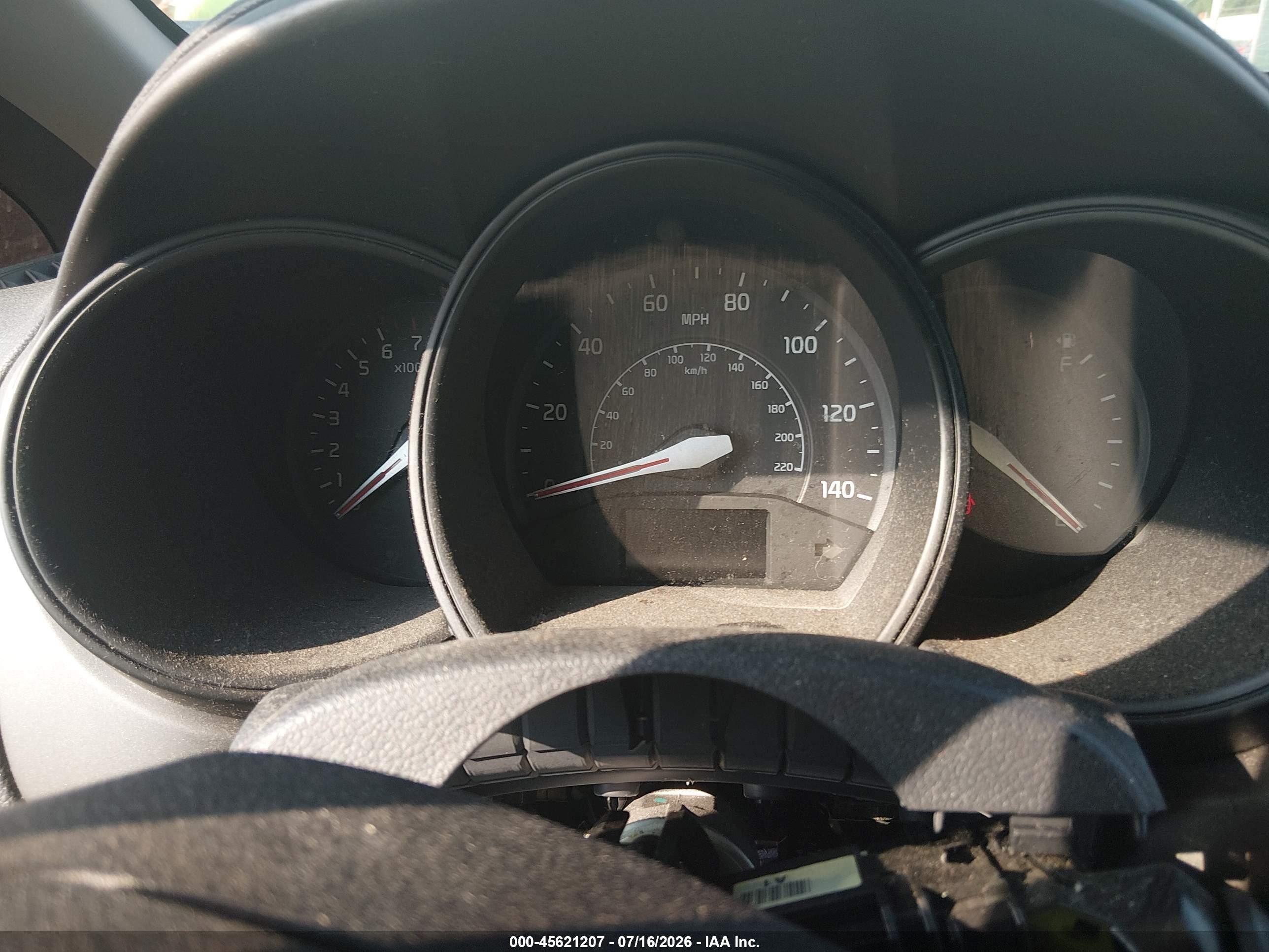 2013 Kia Rio Ex Silver vin: KNADN4A36D6201579