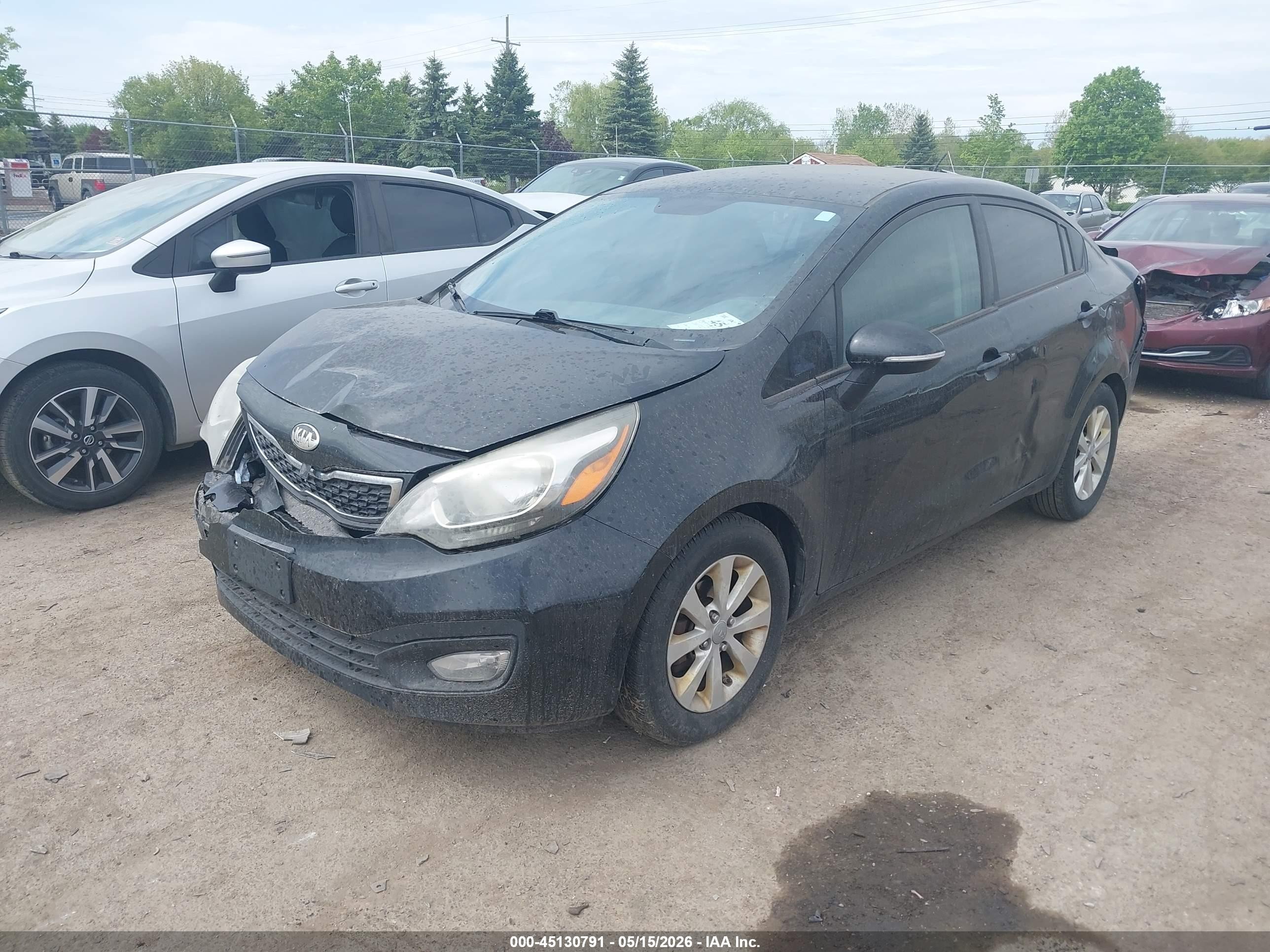 2013 Kia Rio Ex Black vin: KNADN4A36D6302007