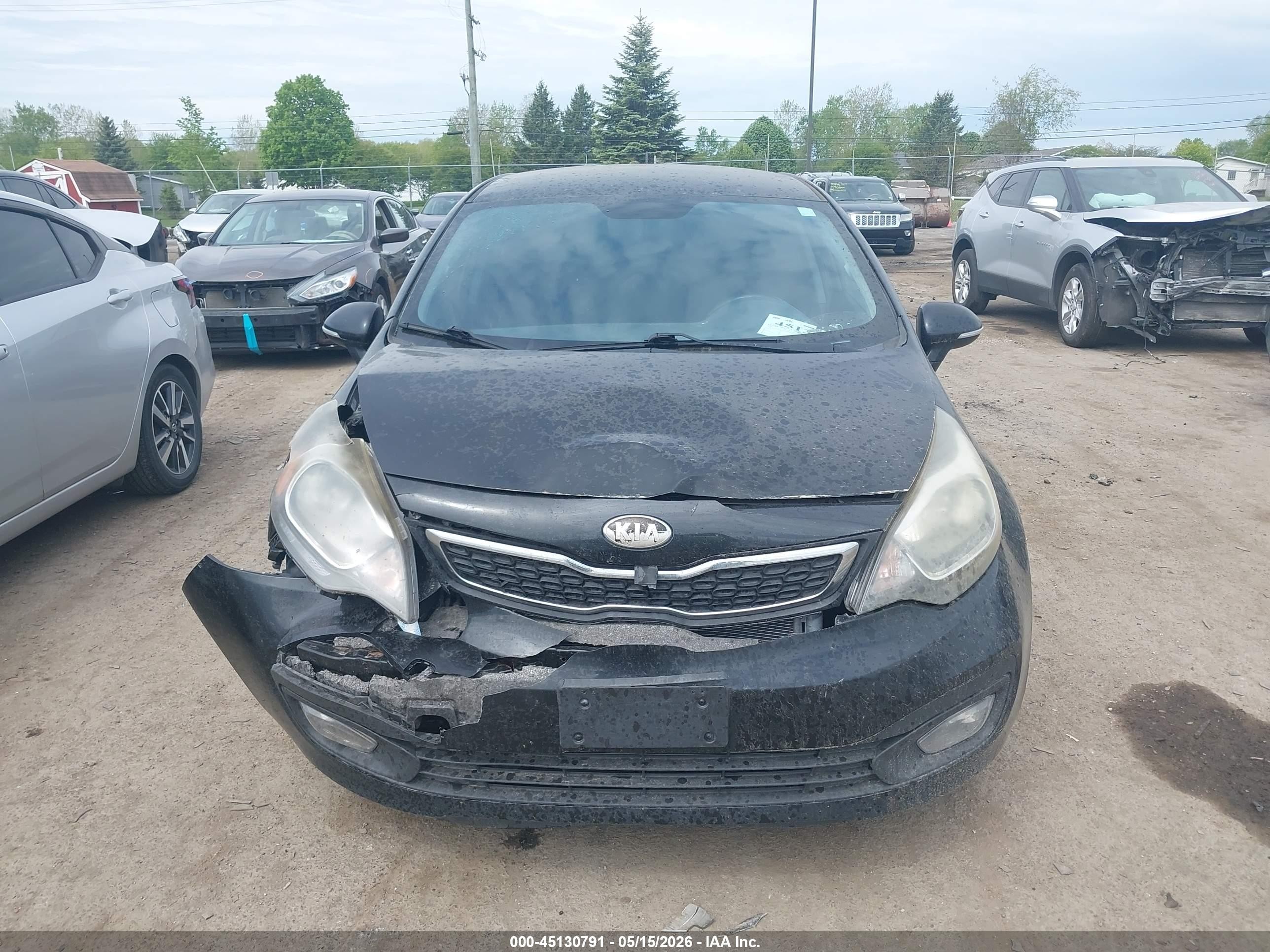2013 Kia Rio Ex Black vin: KNADN4A36D6302007