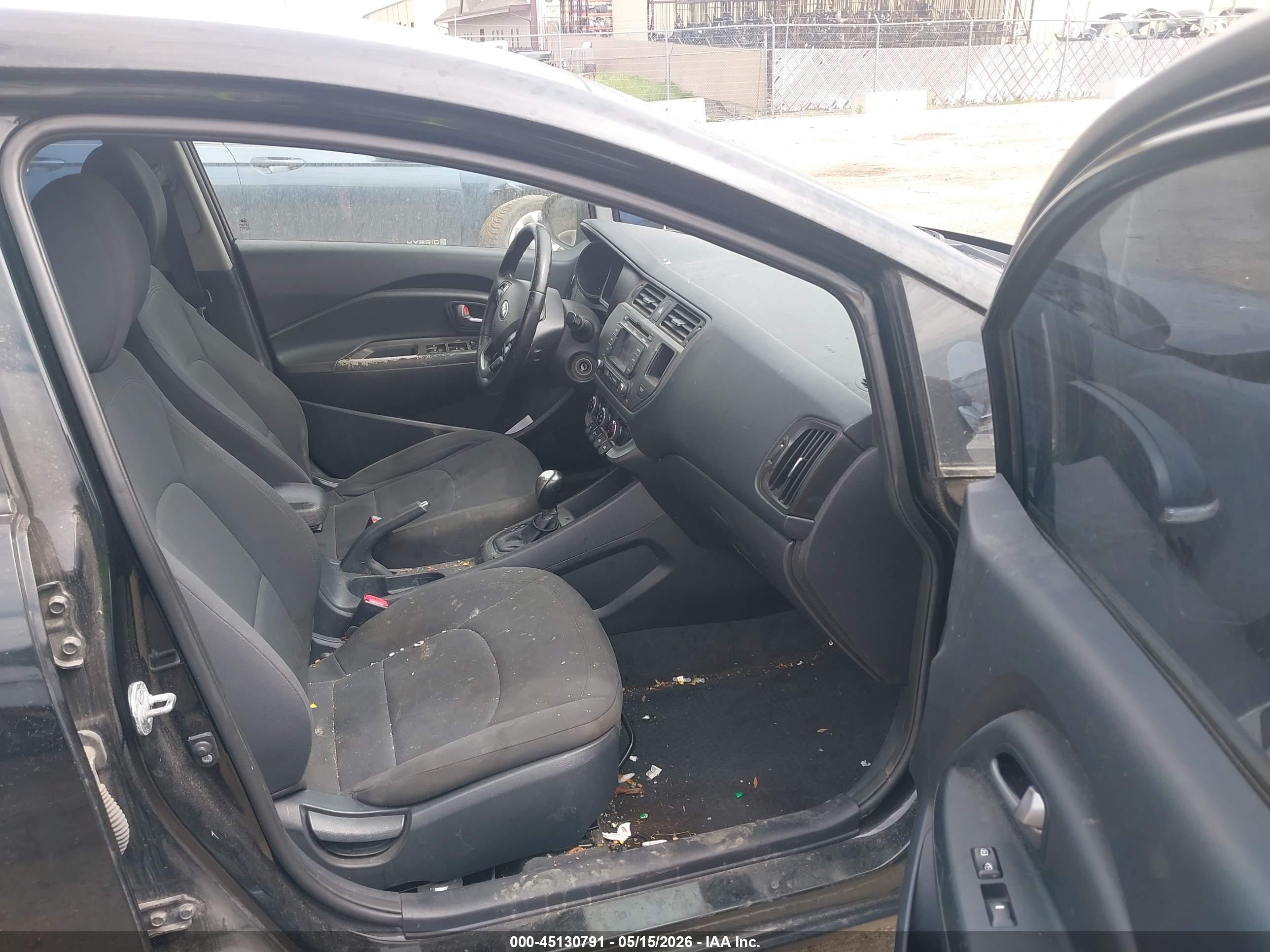 2013 Kia Rio Ex Black vin: KNADN4A36D6302007
