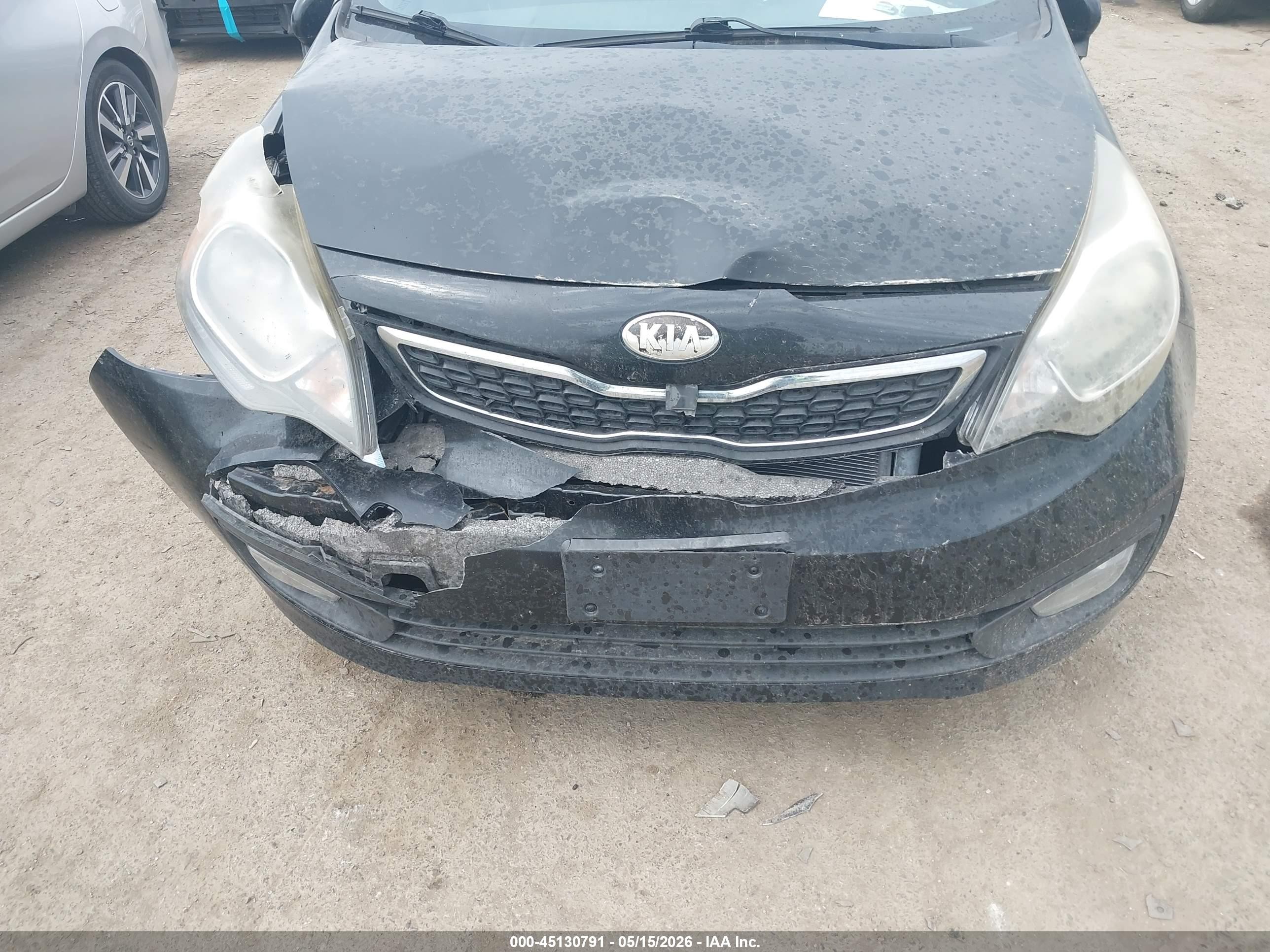 2013 Kia Rio Ex Black vin: KNADN4A36D6302007