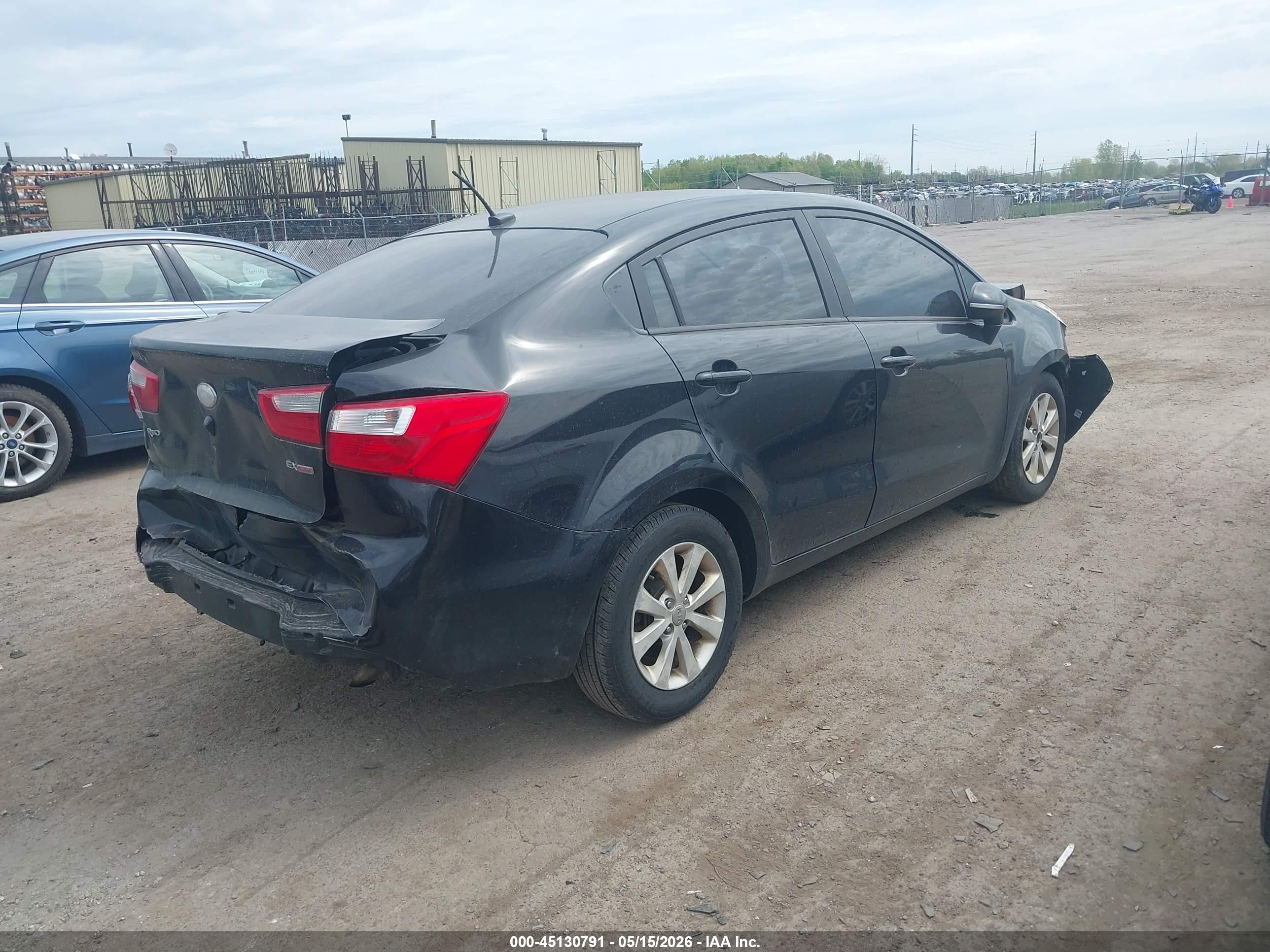 2013 Kia Rio Ex Black vin: KNADN4A36D6302007