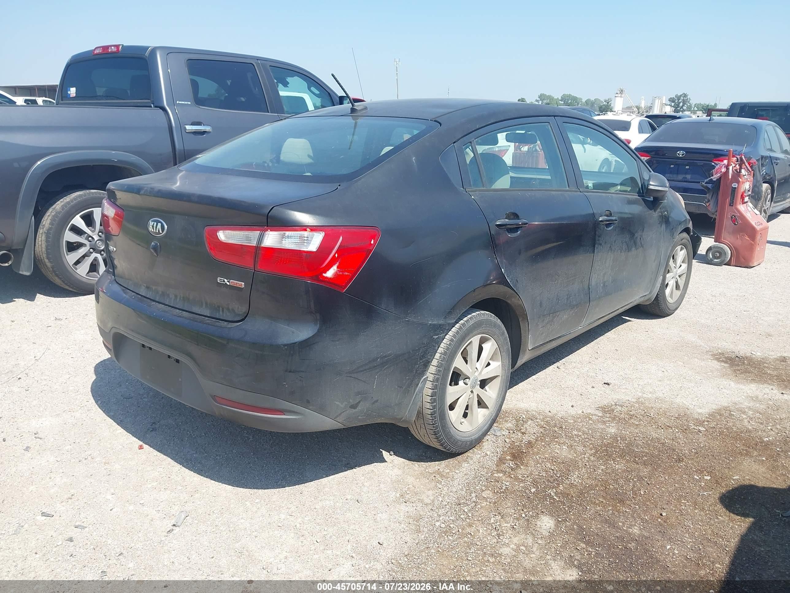 2015 Kia Rio Ex Black vin: KNADN4A36F6454467