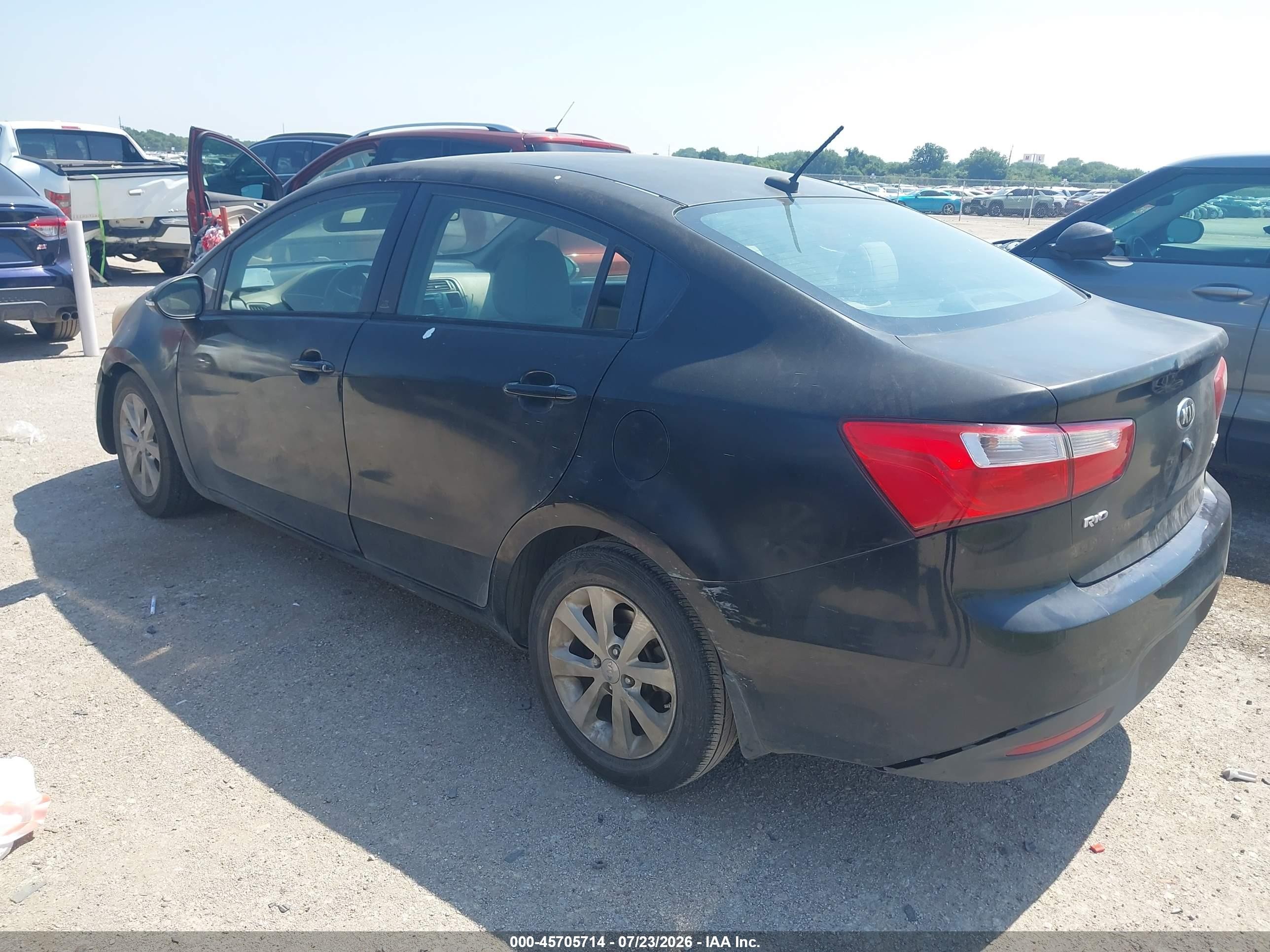 2015 Kia Rio Ex Black vin: KNADN4A36F6454467