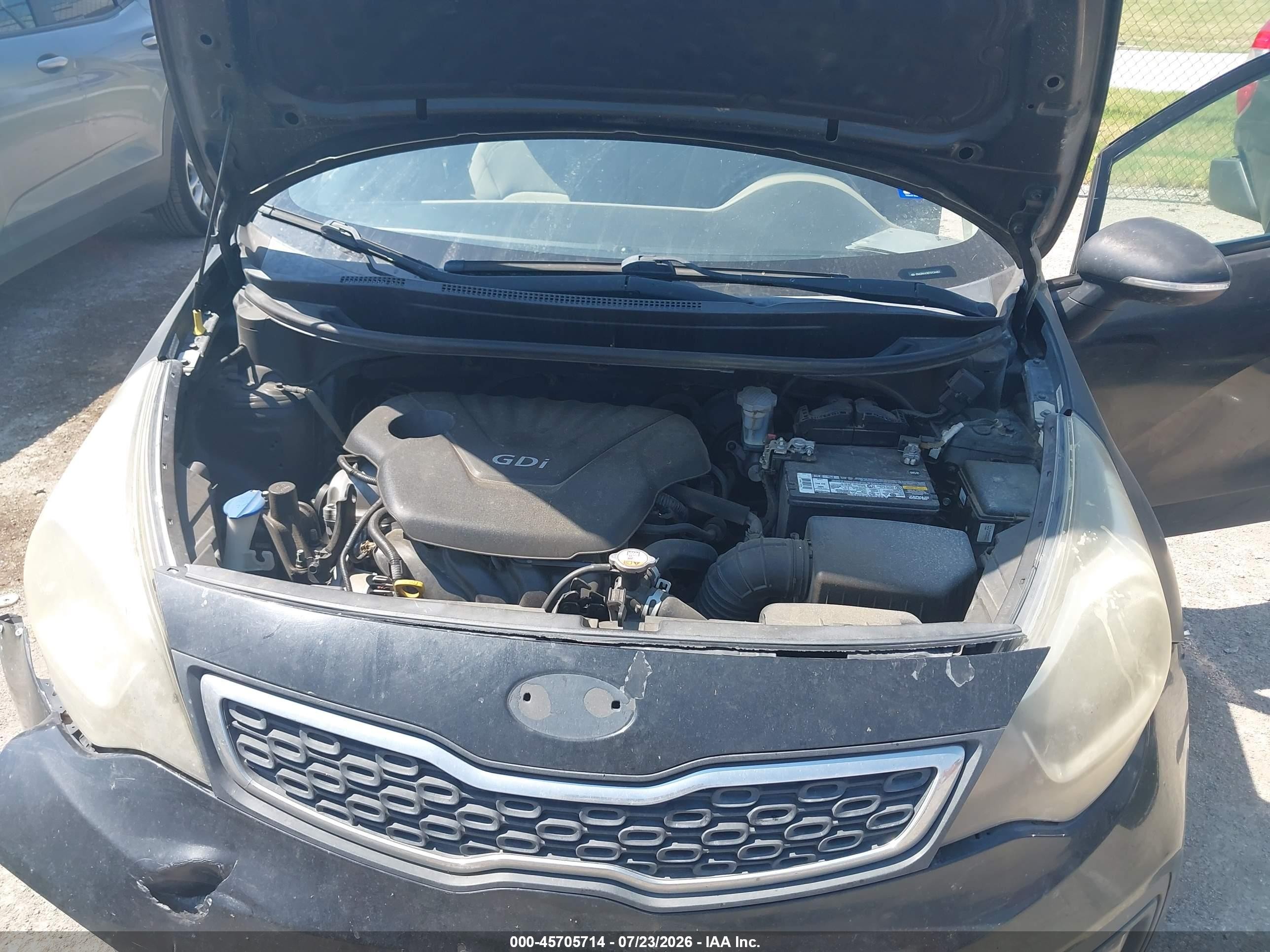 2015 Kia Rio Ex Black vin: KNADN4A36F6454467
