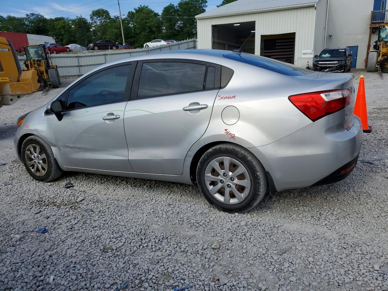 2013 Kia Rio Ex Серебряный vin: KNADN4A37D6231920