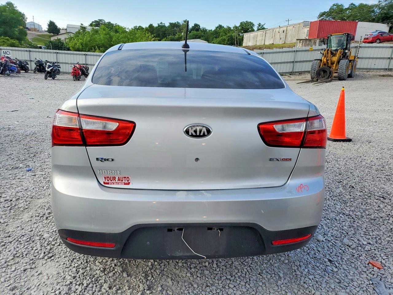 2013 Kia Rio Ex Серебряный vin: KNADN4A37D6231920