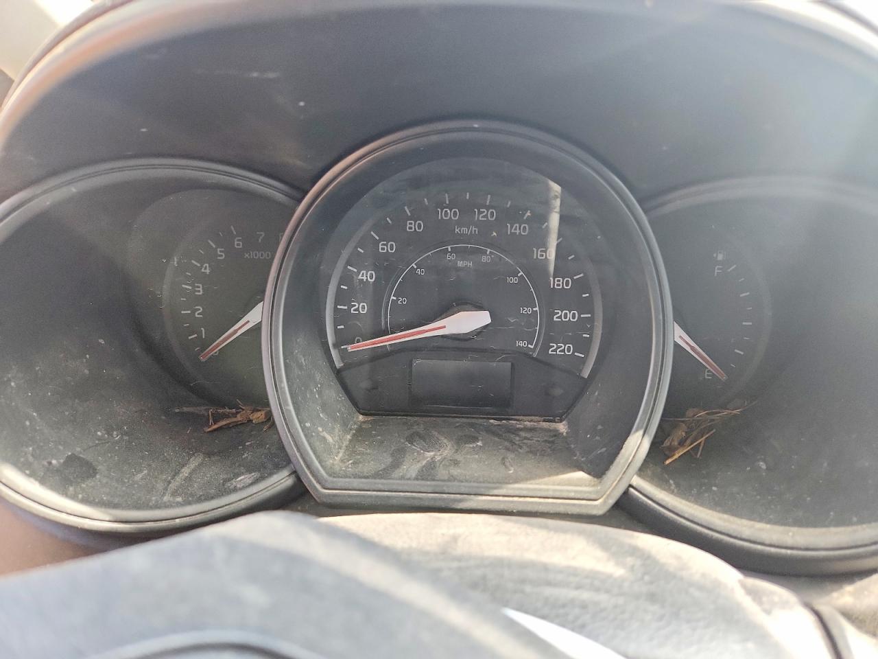 2013 Kia Rio Ex Gray vin: KNADN4A37D6232386