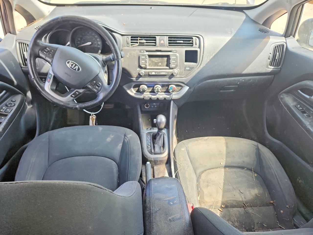 2013 Kia Rio Ex Gray vin: KNADN4A37D6232386