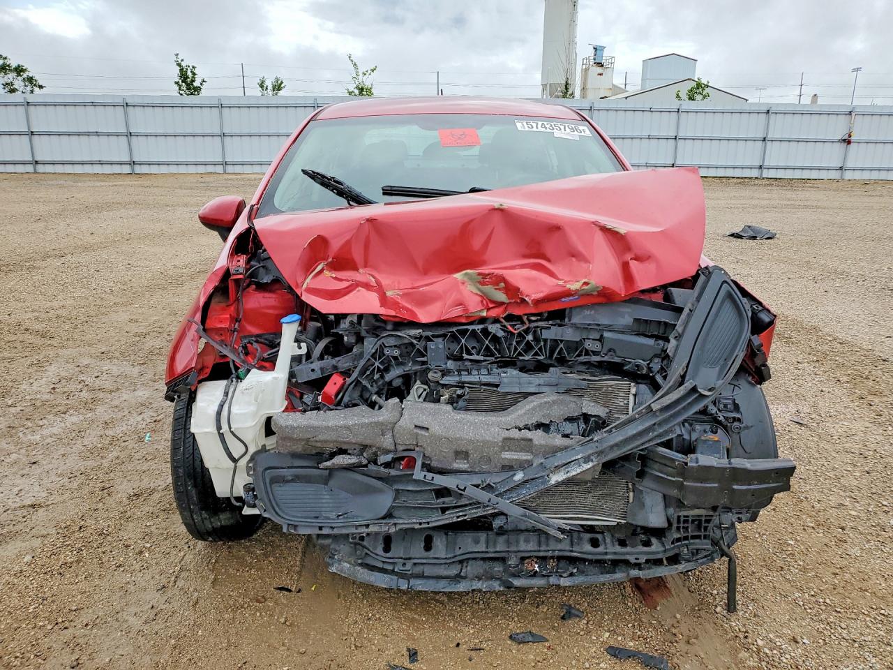 2013 Kia Rio Ex Красный vin: KNADN4A38D6134743