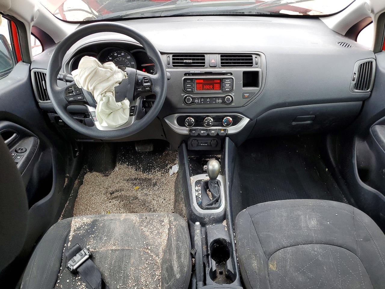 2013 Kia Rio Ex Красный vin: KNADN4A38D6134743