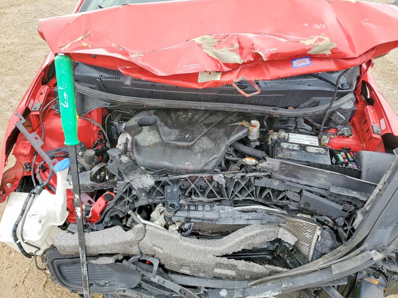 2013 Kia Rio Ex Красный vin: KNADN4A38D6134743
