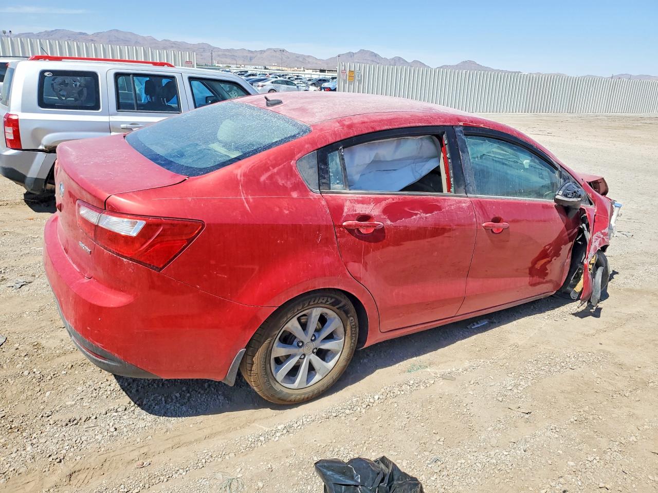 2013 Kia Rio Ex Red vin: KNADN4A38D6177043