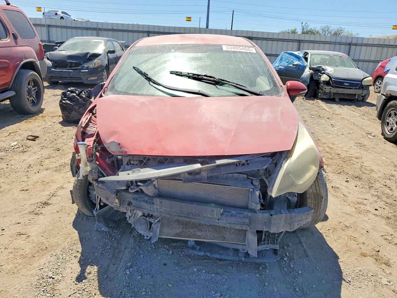 2013 Kia Rio Ex Red vin: KNADN4A38D6177043