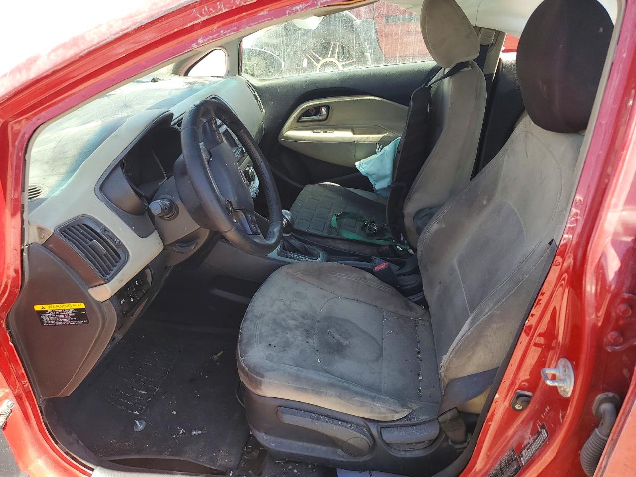 2013 Kia Rio Ex Red vin: KNADN4A38D6177043