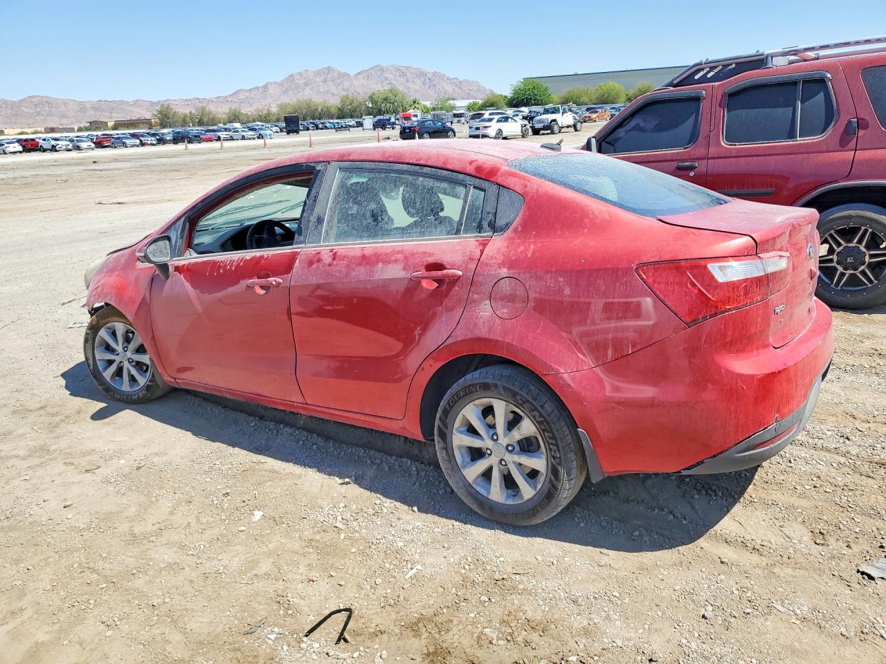 2013 Kia Rio Ex Red vin: KNADN4A38D6177043