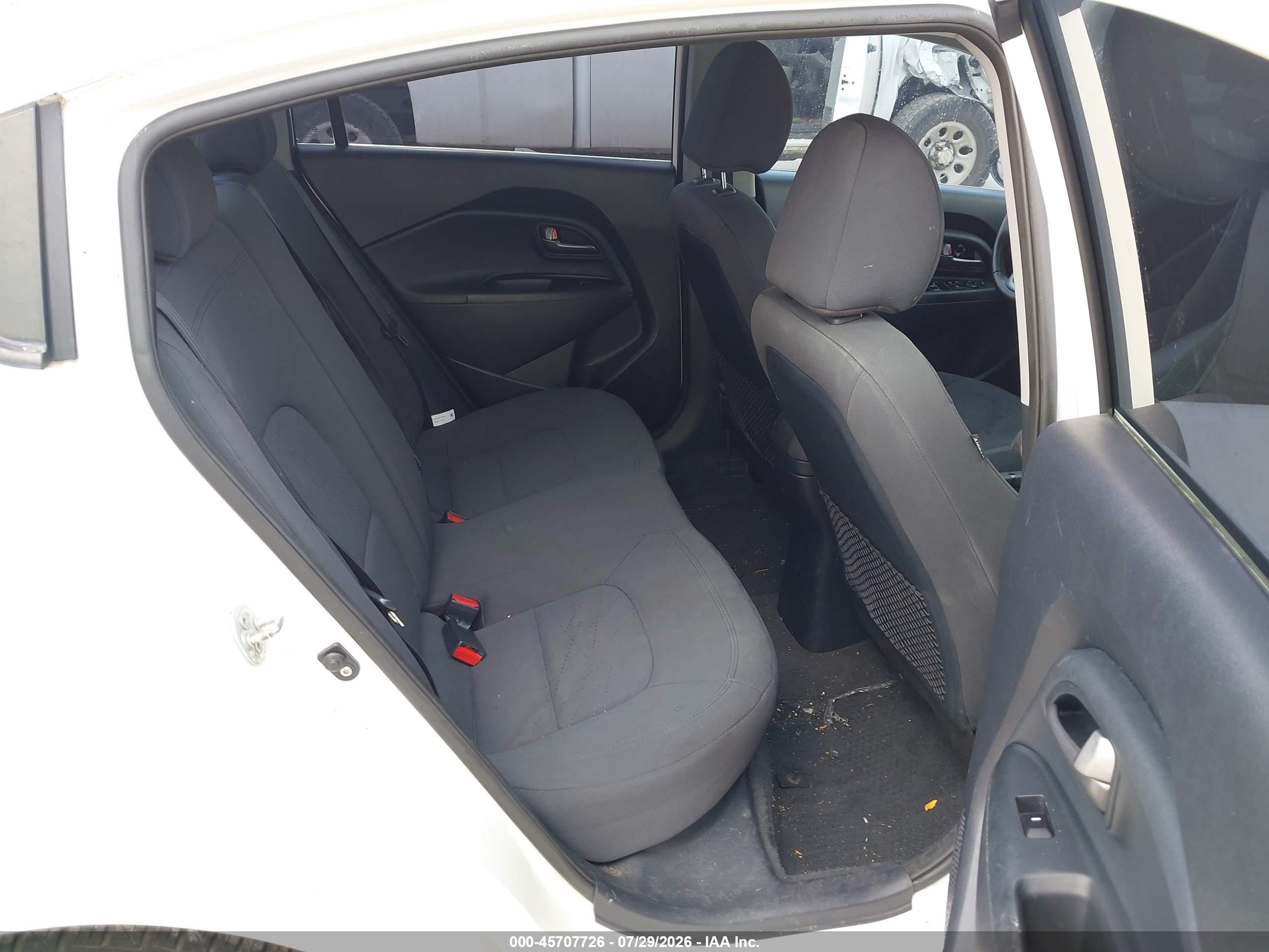 2013 Kia Rio Sx White vin: KNADN4A38D6271083